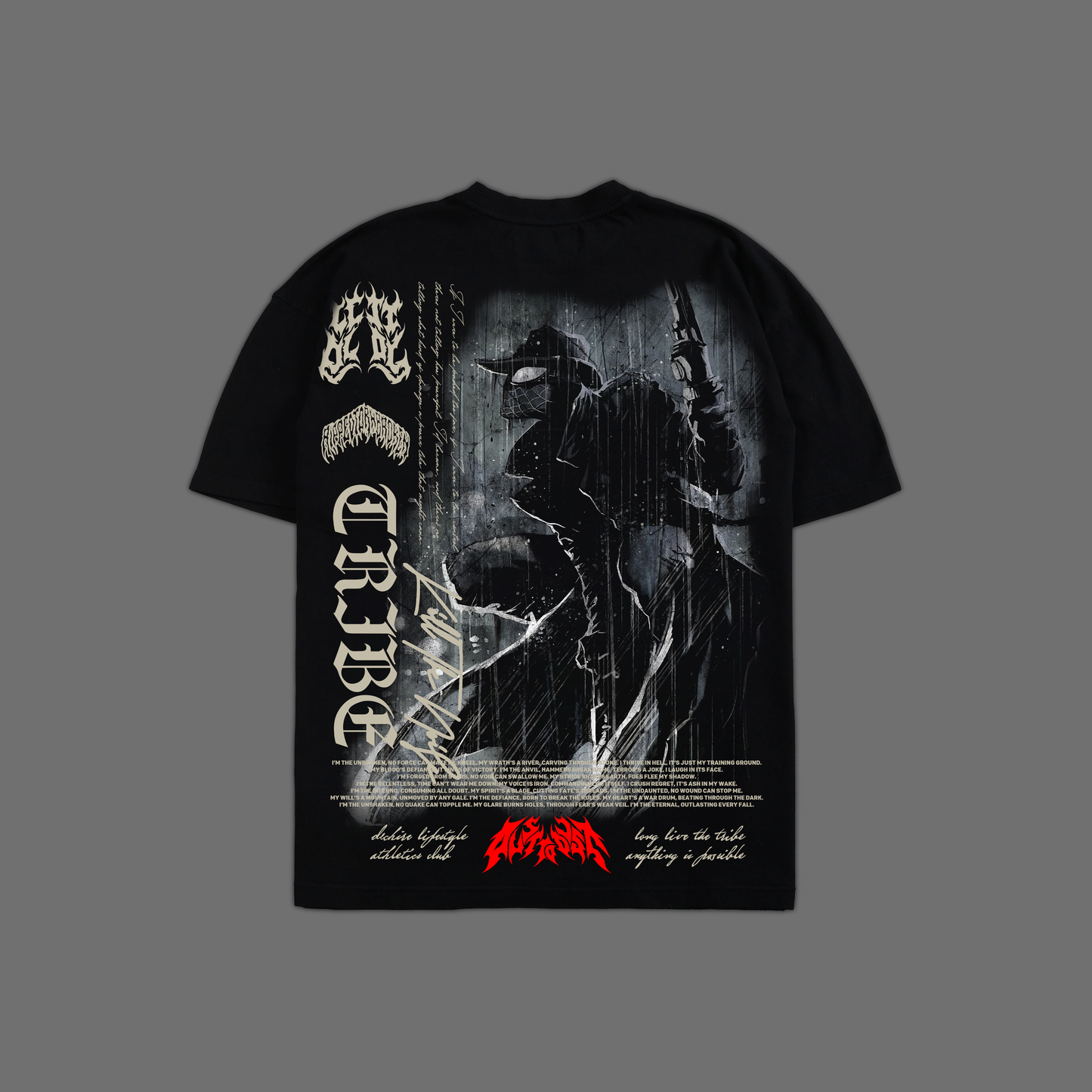 NOIR 'EXCLUSIVE' OVERSIZED TEE IN BLACK