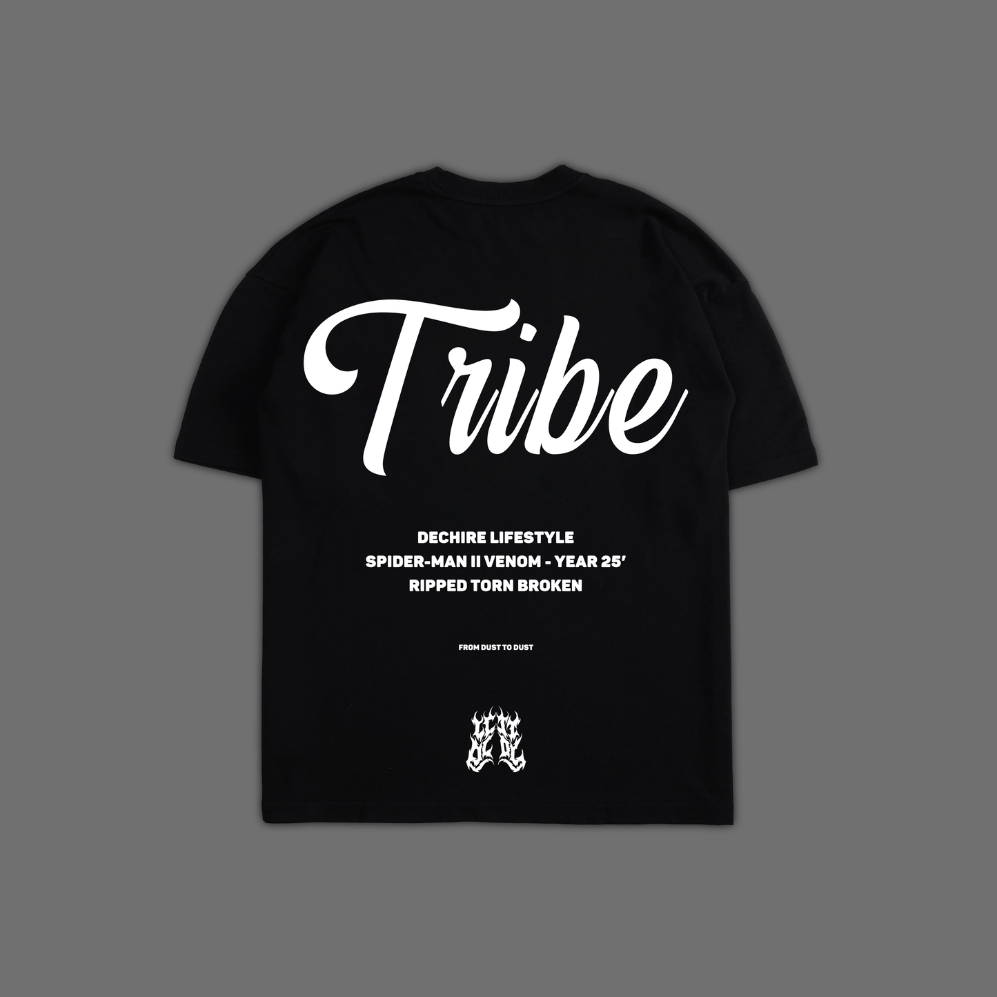 HERE LIES EDDIE BROCK 'EXCLUSIVE' OVERSIZED TEE IN BLACK