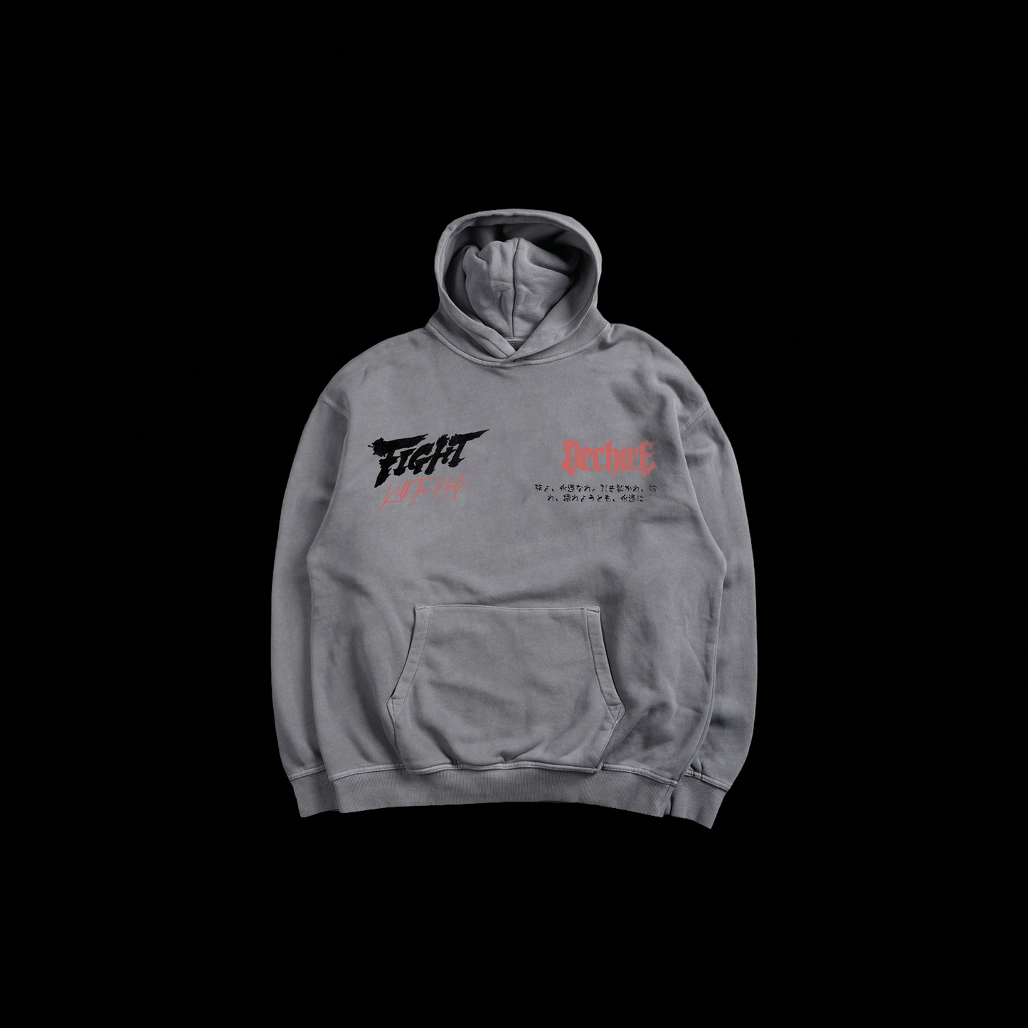 SF | CONTEST OF CHAMPIONS 'ULTRA HEAVYWEIGHT' OVERSIZED DS HOODIE IN GRAY