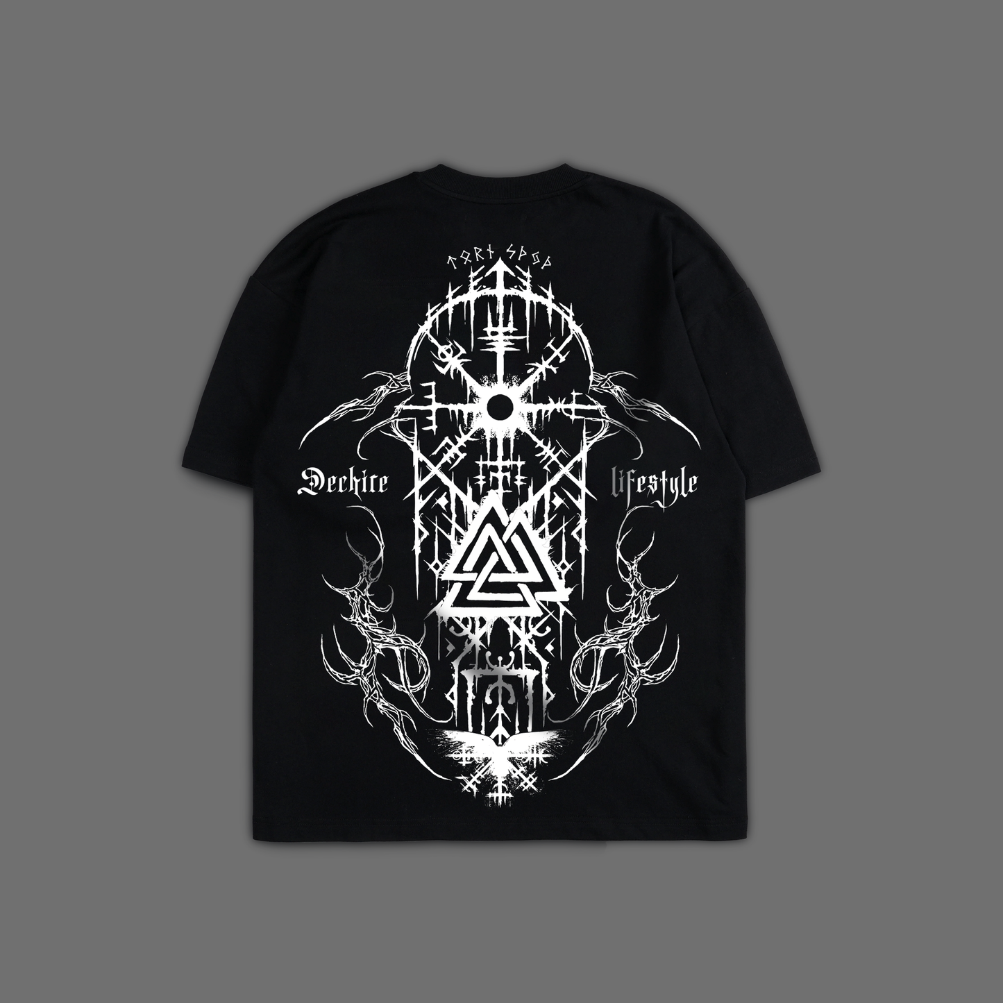 BALDUR: GOD OF WAR 'LIMITED' OVERSIZED TEE IN BLACK