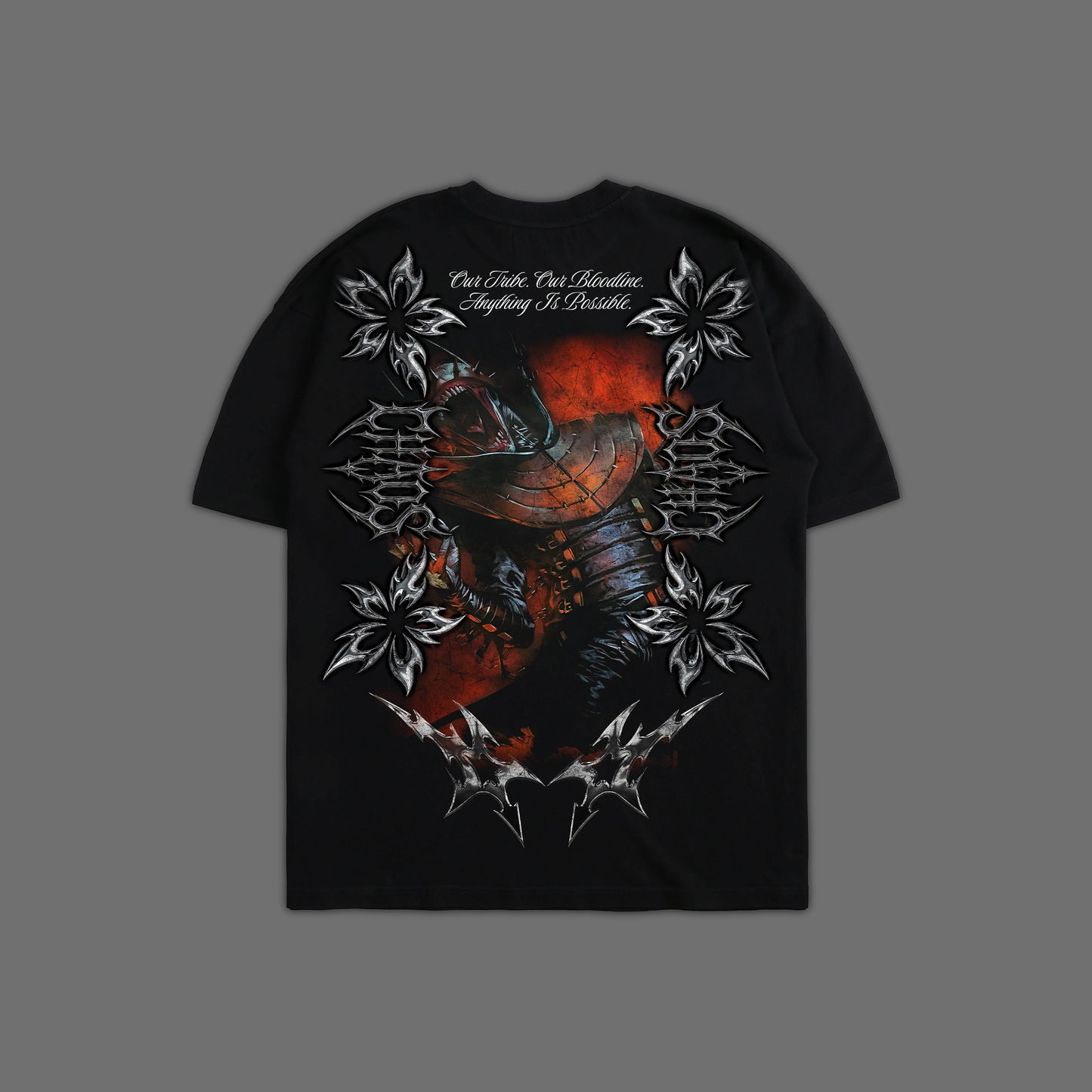 THE BATMAN WHO LAUGHS 'LIMITED' OVERSIZED TEE IN BLACK