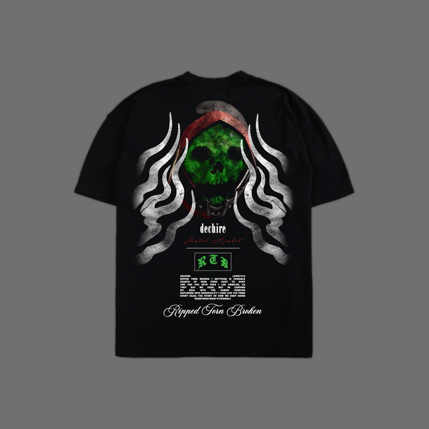 MK | ERMAC 'LIMITED' OVERSIZED TEE IN BLACK