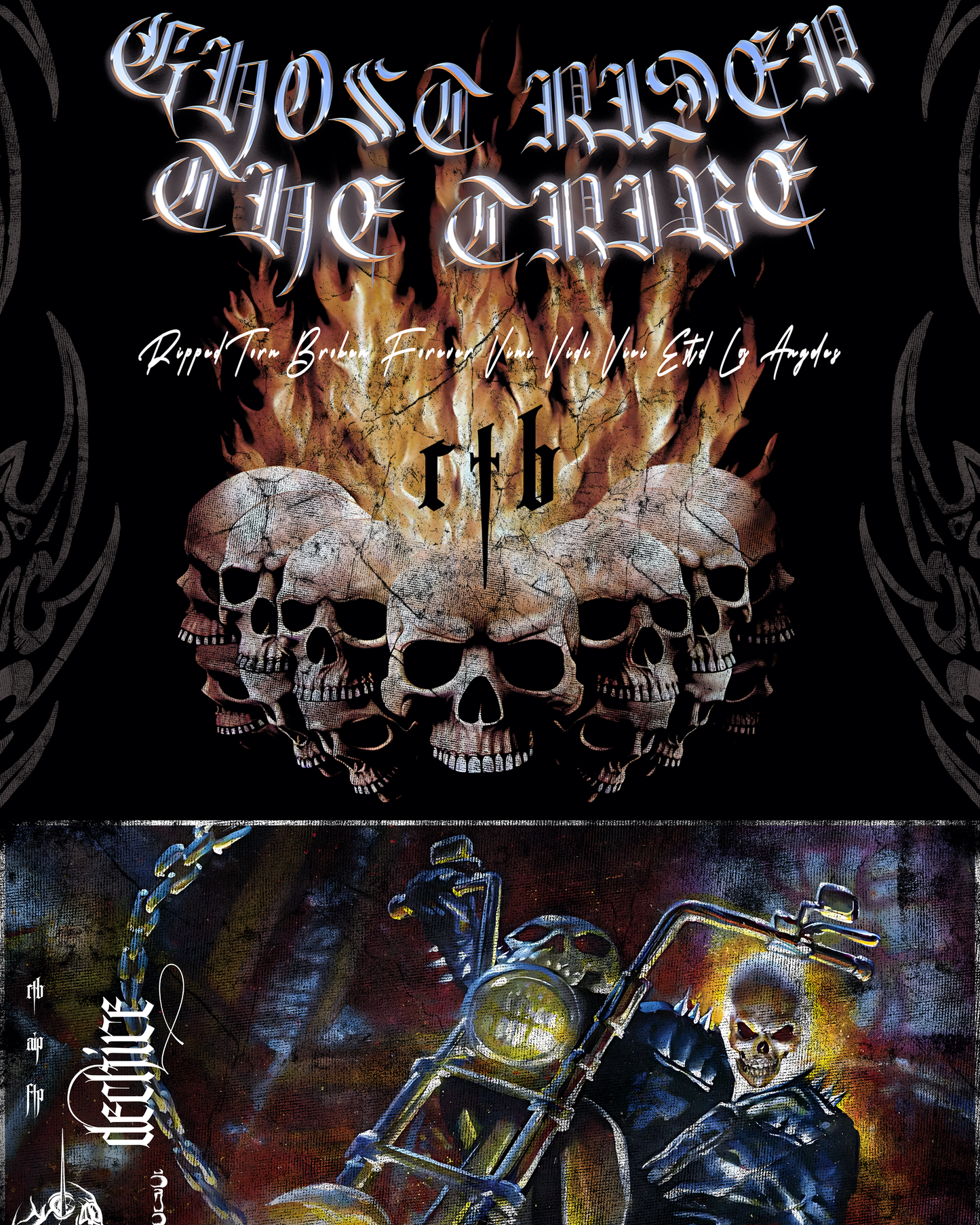 GHOST RIDER | INFINITE VENGEANCE '1 OF 500' OS TEE IN BLACK
