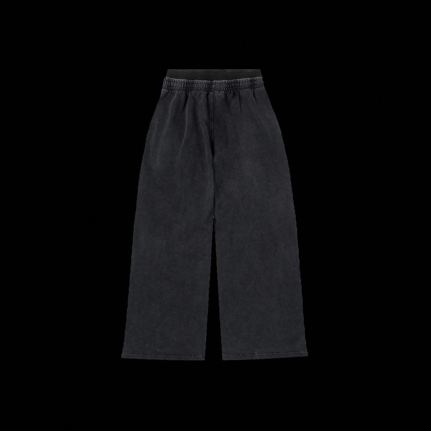 KILL THE NOISE | VINTAGE WASHED BAGGY WAIST SWEATS IN BLACK
