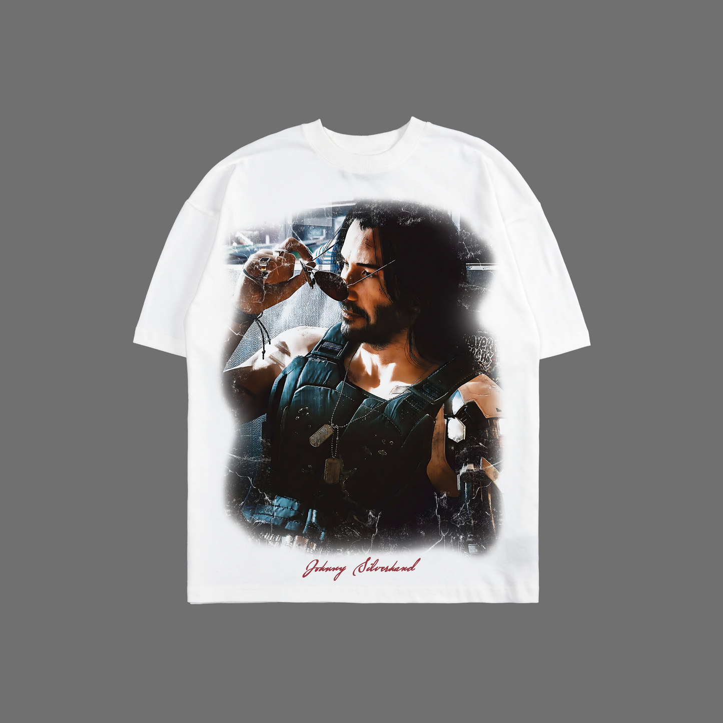 WAKE, THE F**K UP, SAMURAI! 'LIMITED' OVERSIZED TEE IN WHITE