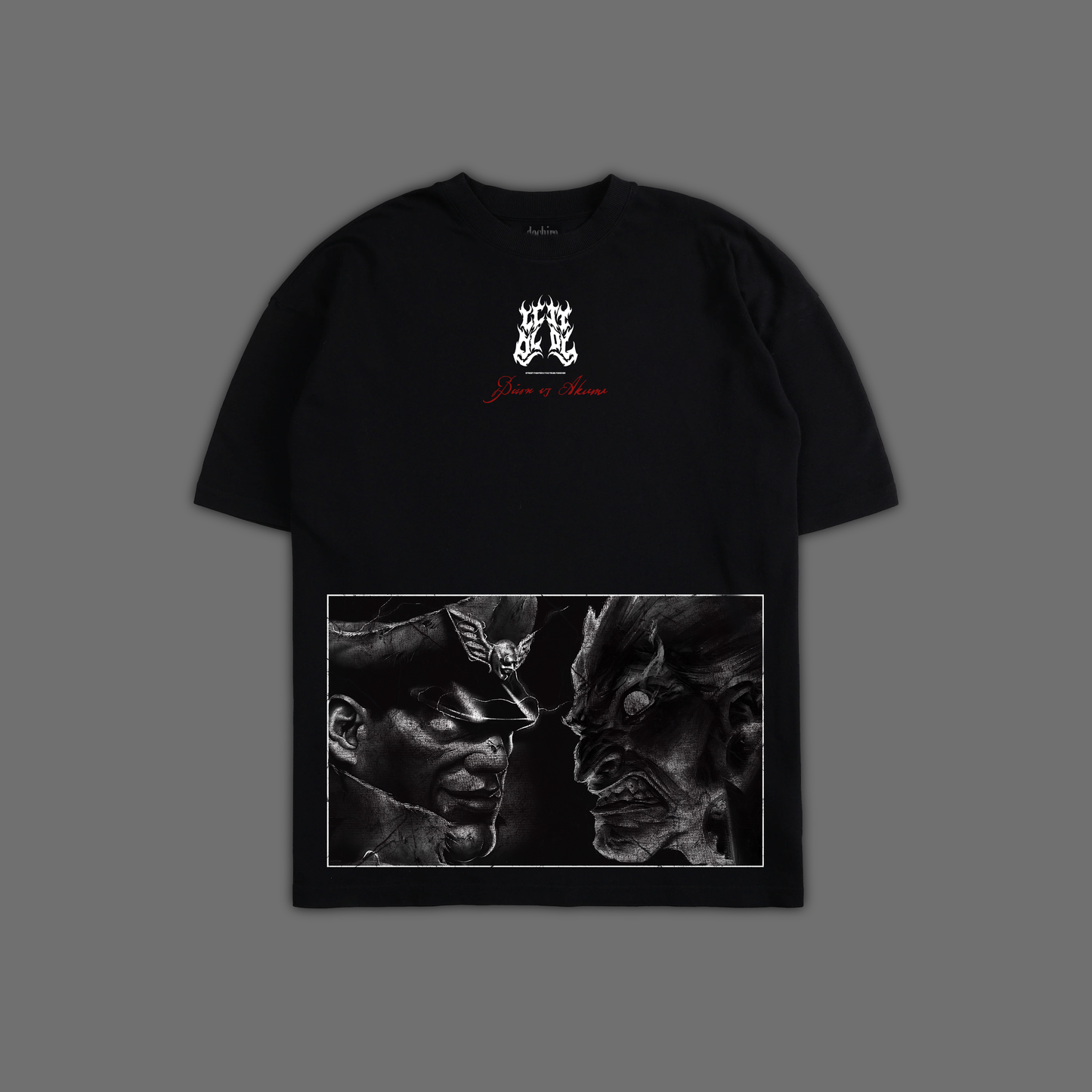 SF | BISON vs. AKUMA '38 YEAR ANNIVERSARY' 1 OF 200 OVERSIZED TEE IN BLACK