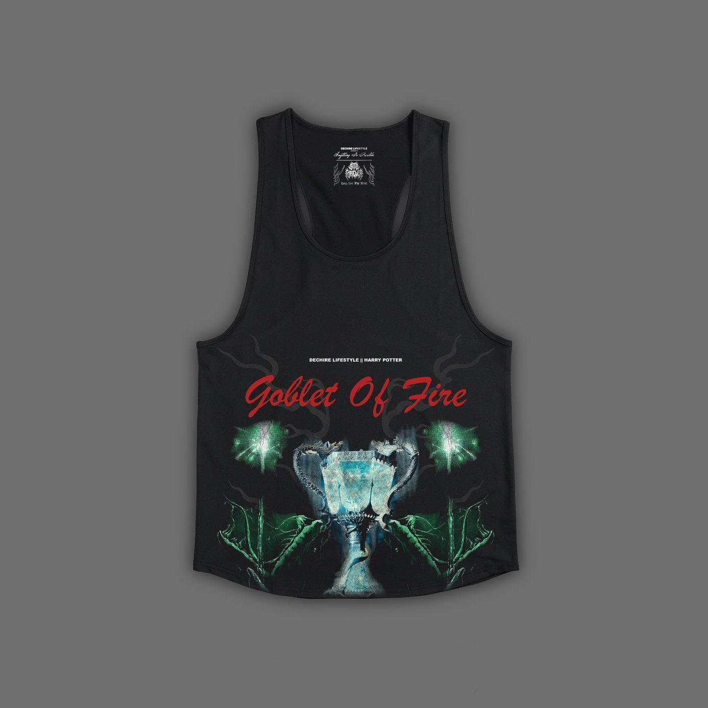 GOBLET OF FIRE 'LIMITED' QUICK-DRY STRINGER IN BLACK