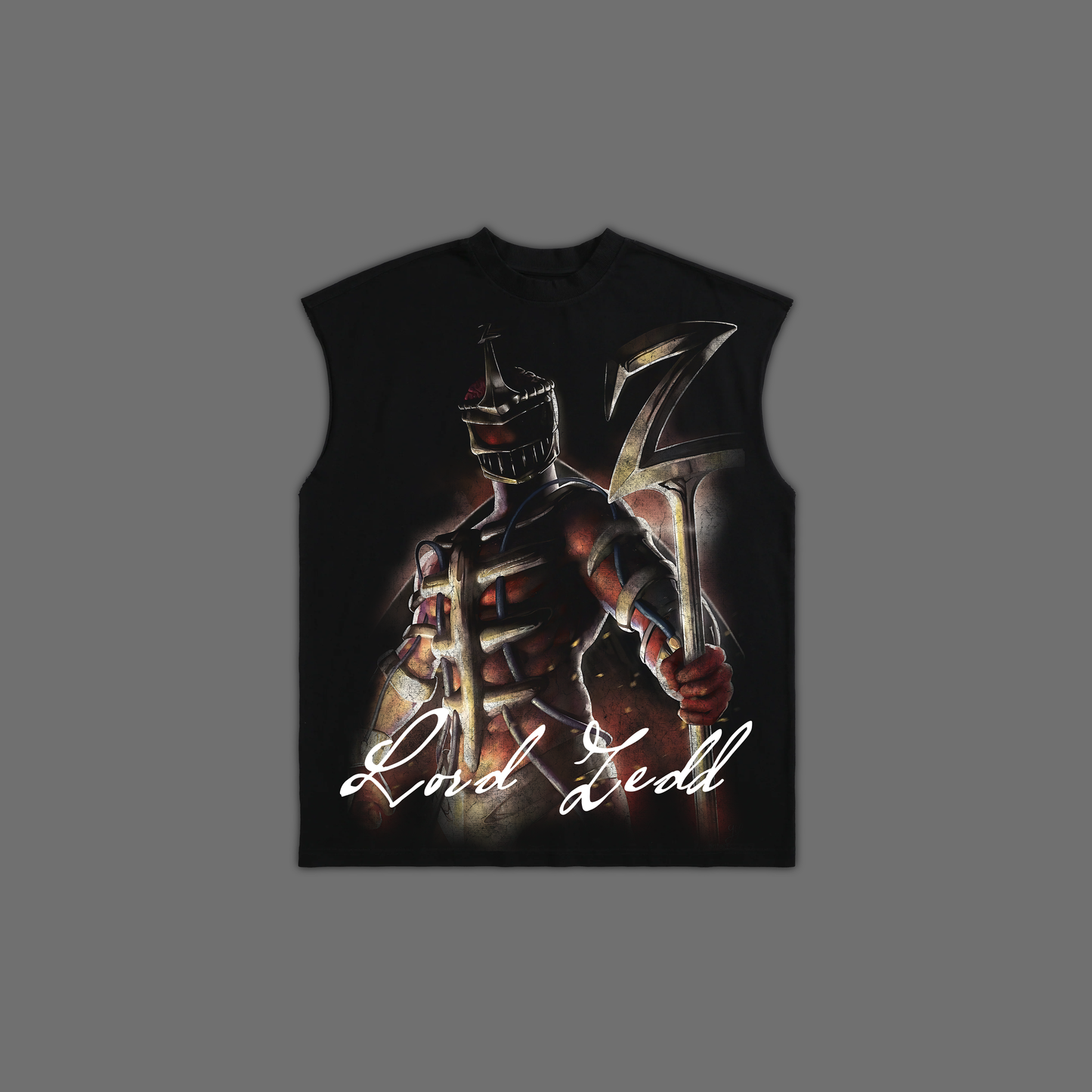 LORD ZEDD MUSCLE TEE IN BLACK