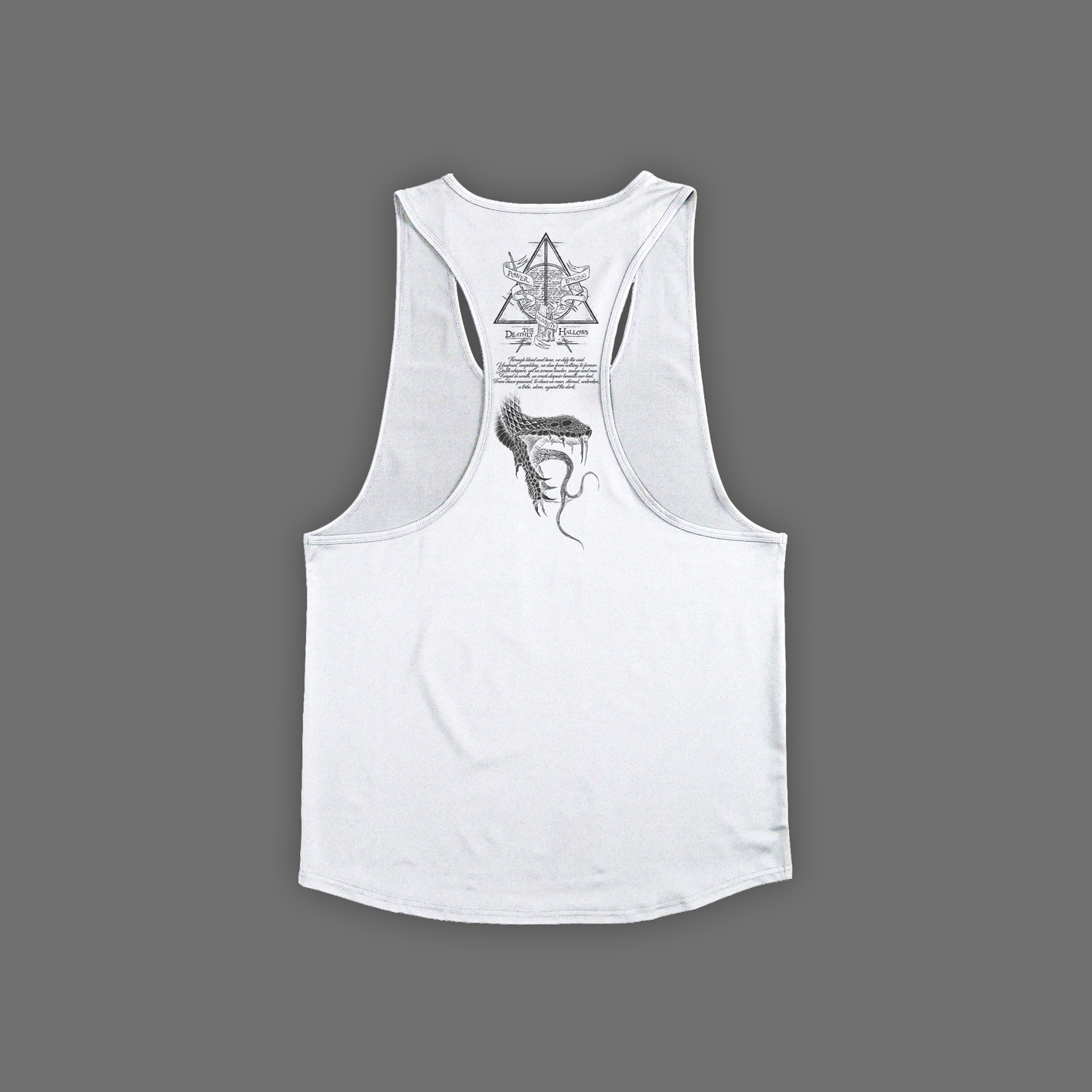 ESCAPE FROM AZKABAN 'LIMITED' QUICK-DRY STRINGER IN WHITE