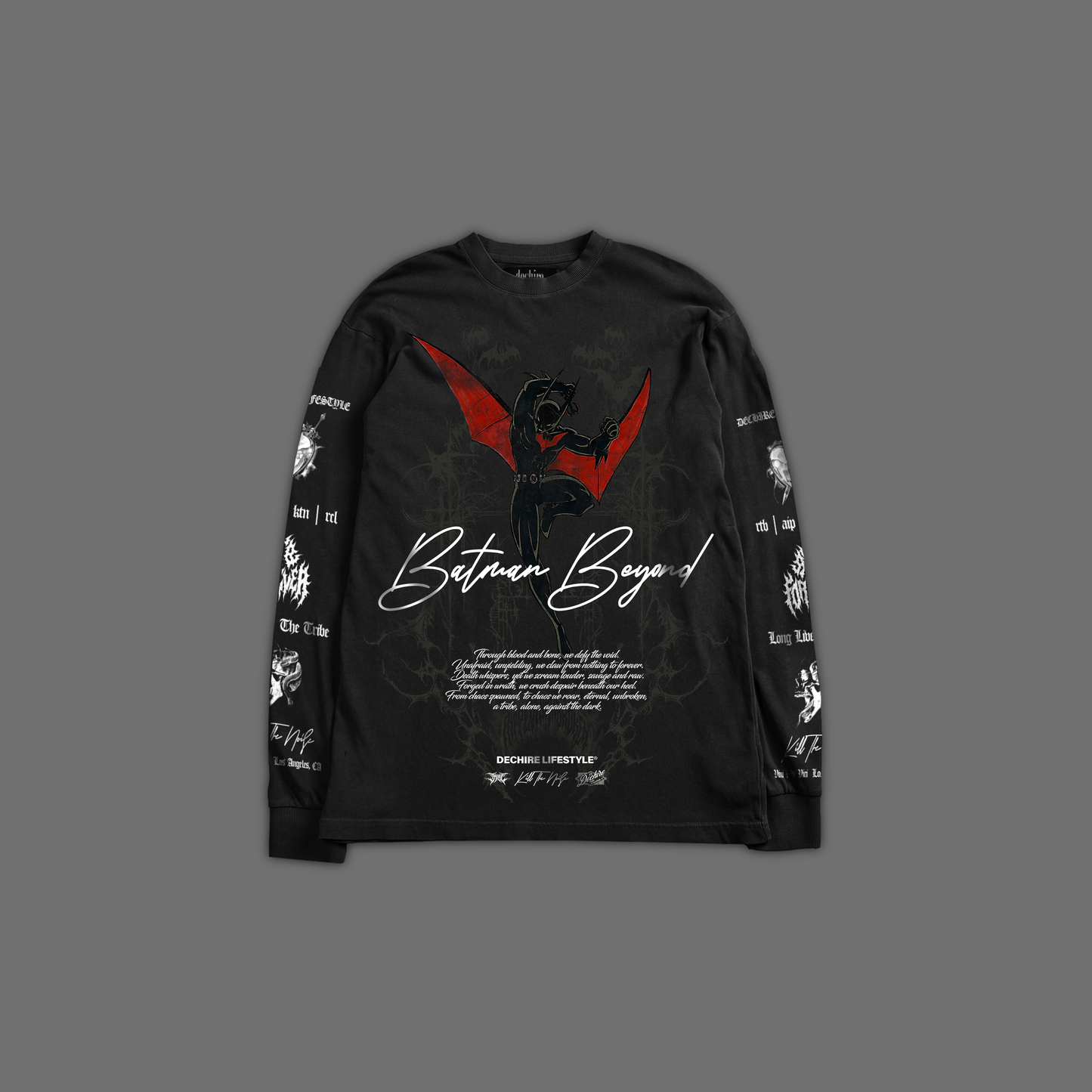 BATMAN BEYOND 'LIMITED' CLASSIC L/S TEE IN BLACK