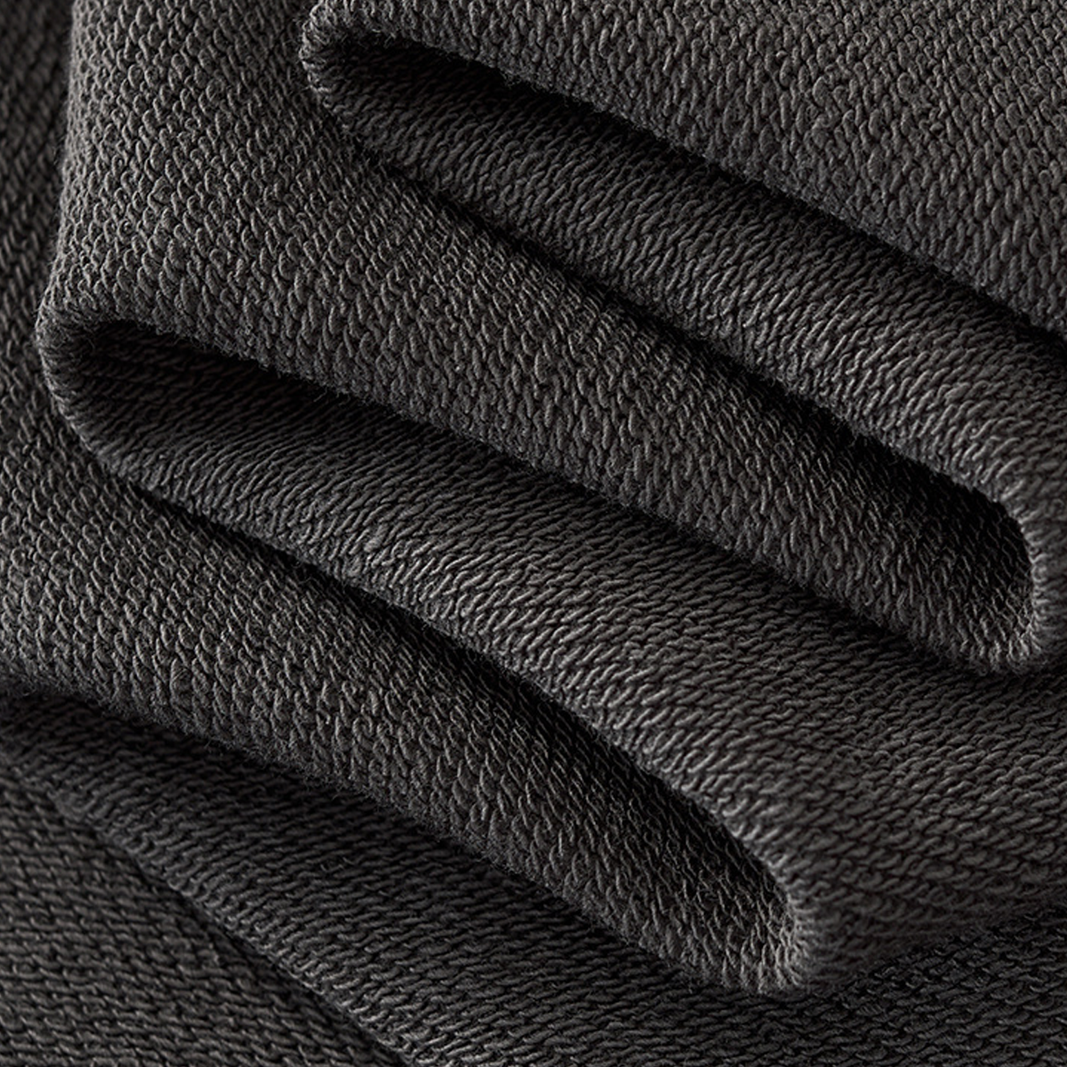 LUNA & THE THESTRALS 'LIMITED' OS TERRY RAW HEM TEE IN CHARCOAL