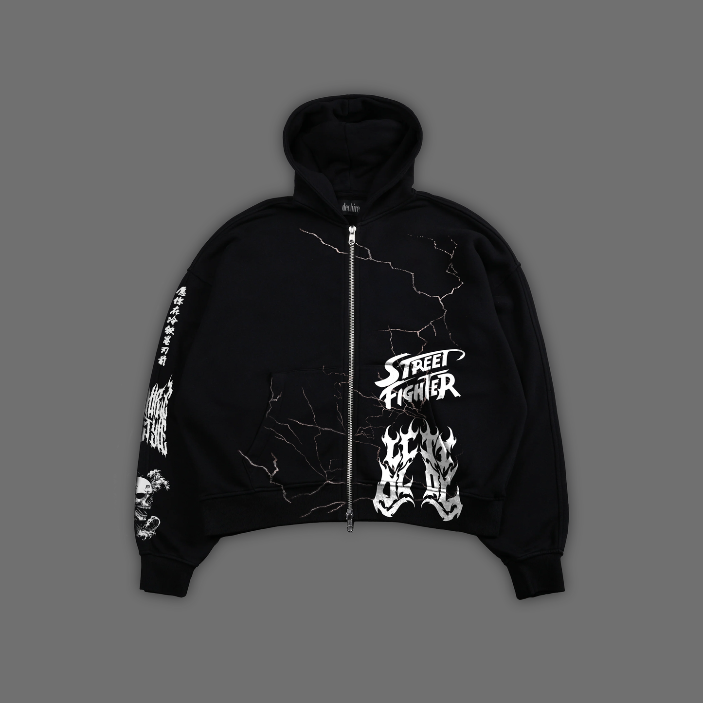 SF | RYU '38 YEAR ANNIVERSARY' 1 OF 100 DOUBLE ZIP BOX CUT HOODIE