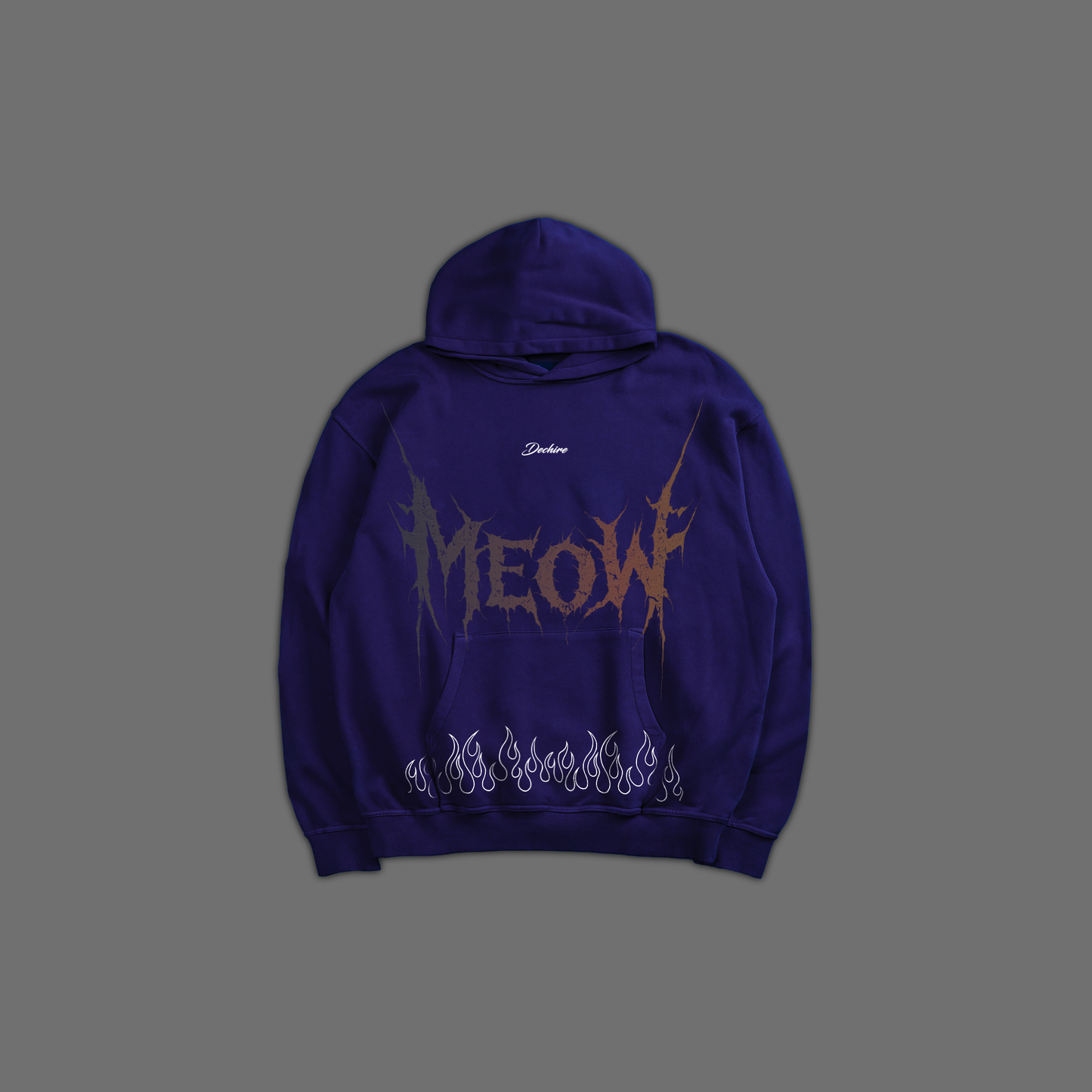 CATWOMAN | 9 LIVES 'LIMITED' OVERSIZED HOODIE IN DEEP NAVY BLUE