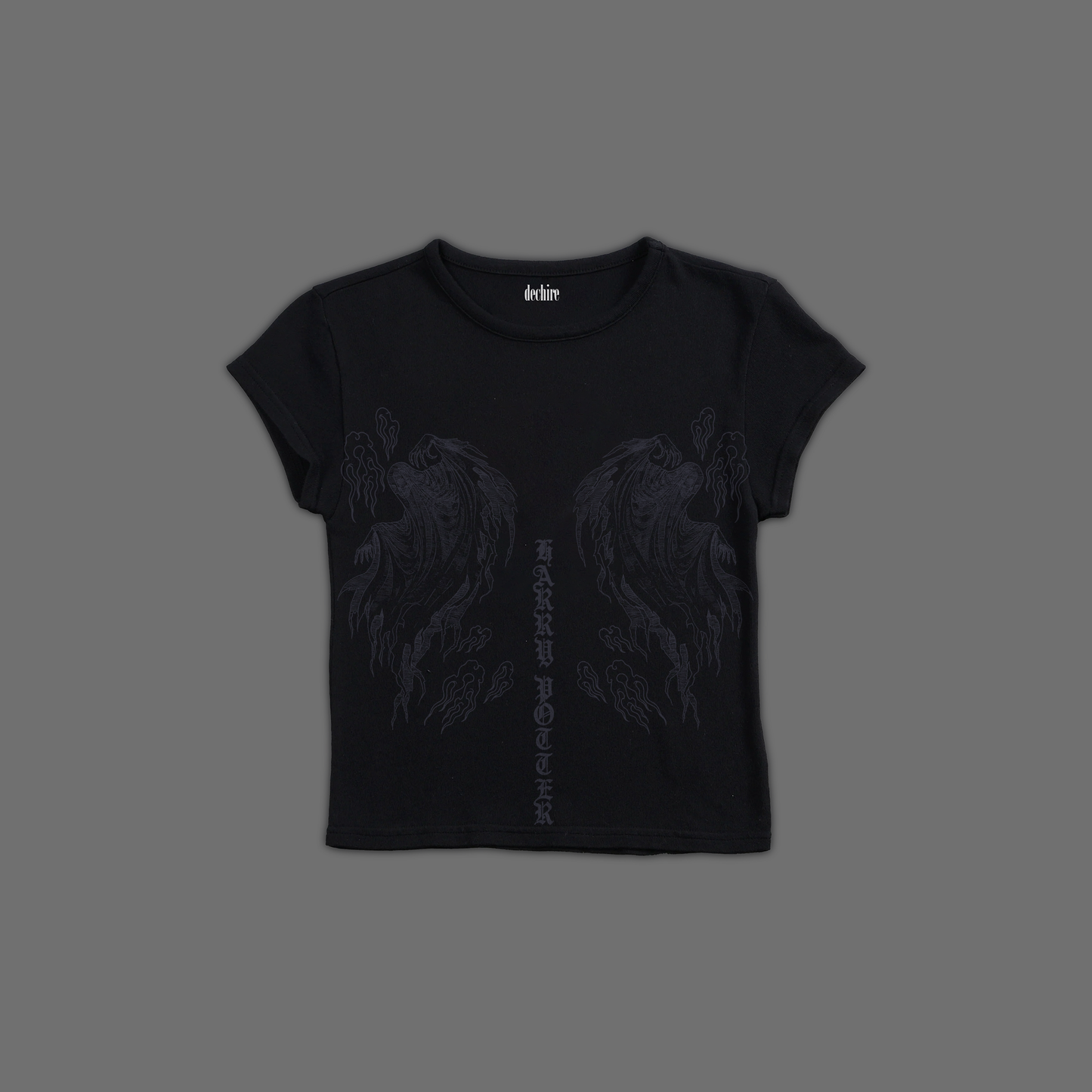 DARK MARK 'CORE' DL FEMME BABY TEE IN BLACK
