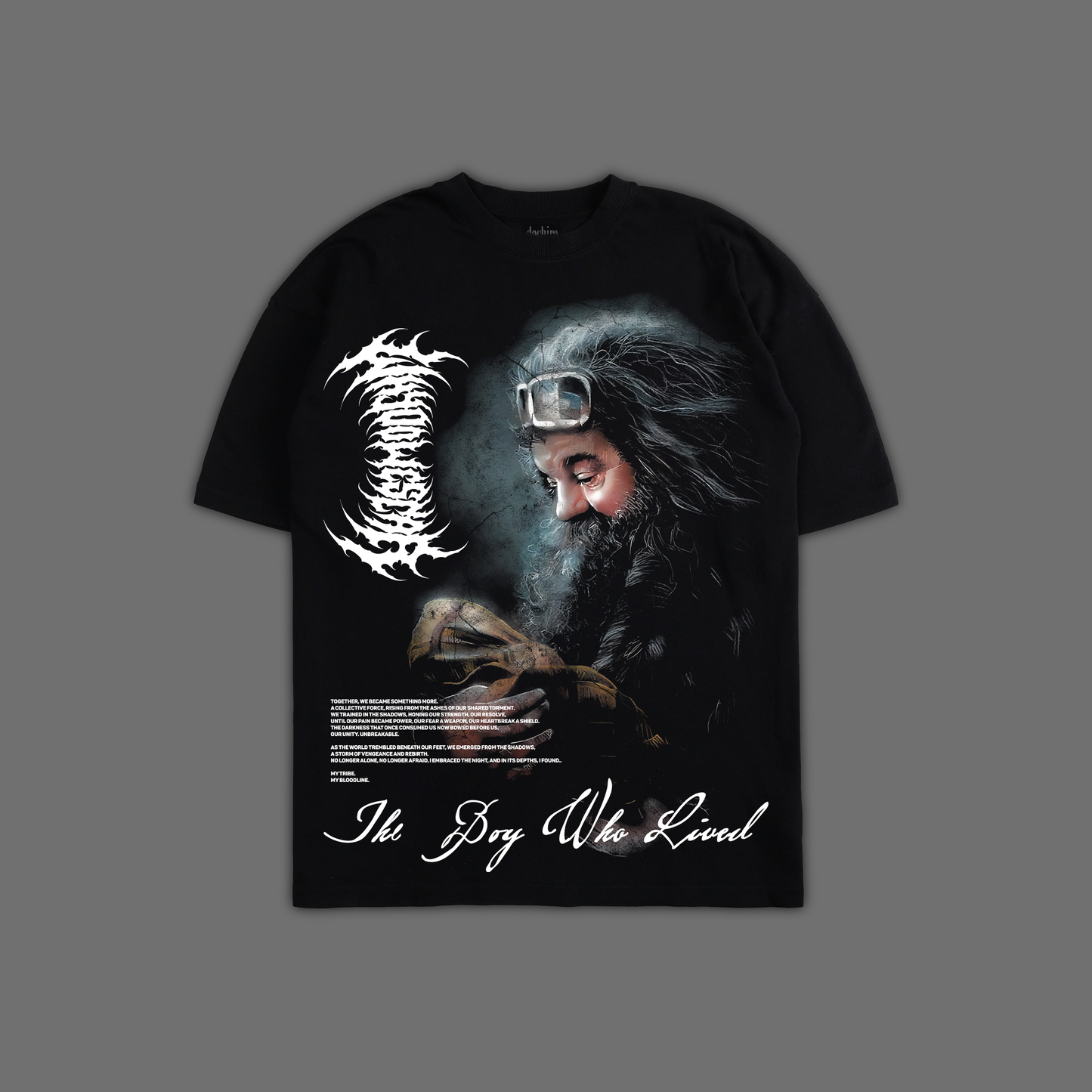 SORCERER'S STONE | TBWL 'LIMITED' OVERSIZED TEE IN BLACK