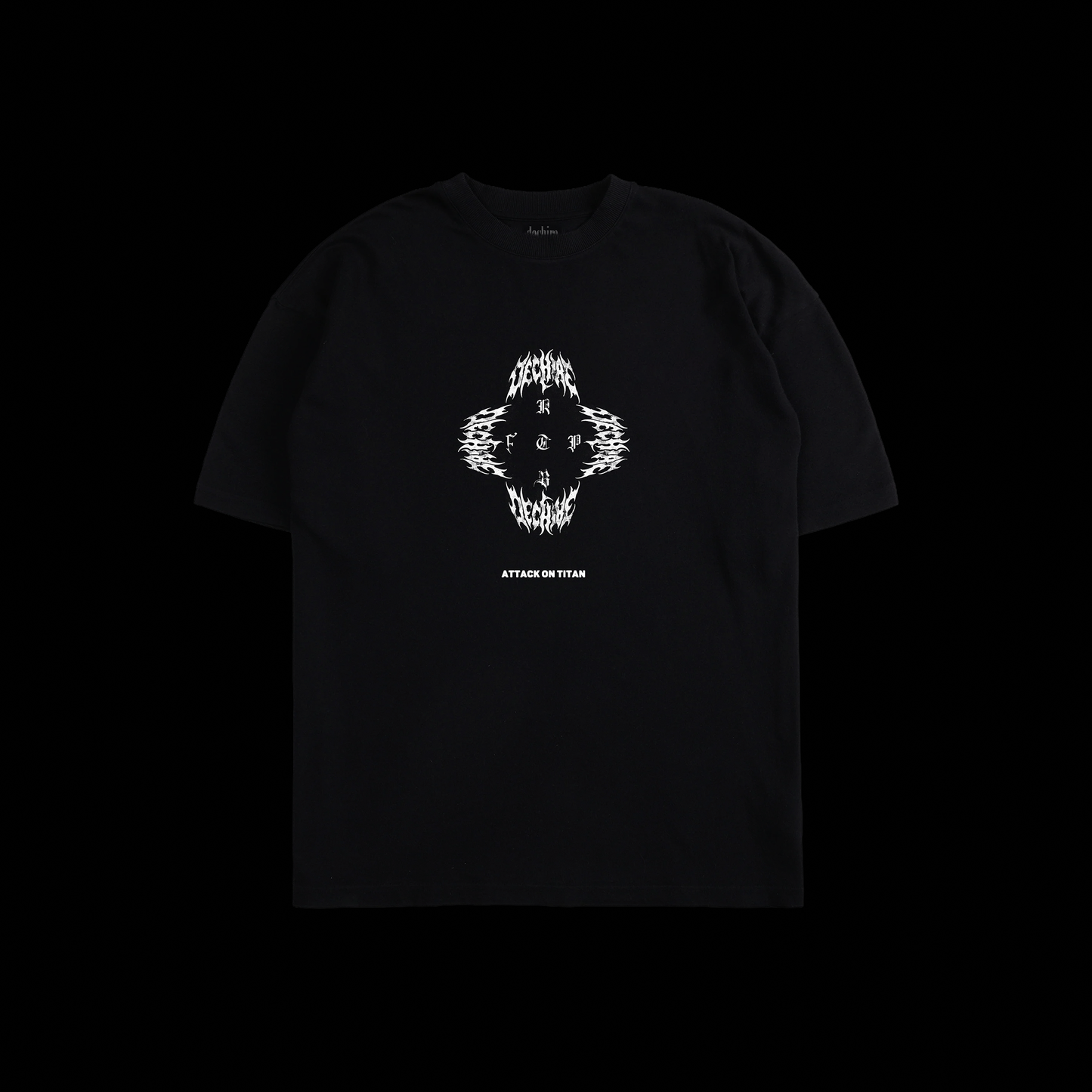 COLOSSAL '25 EDITION' OVERSIZED TEE IN BLACK
