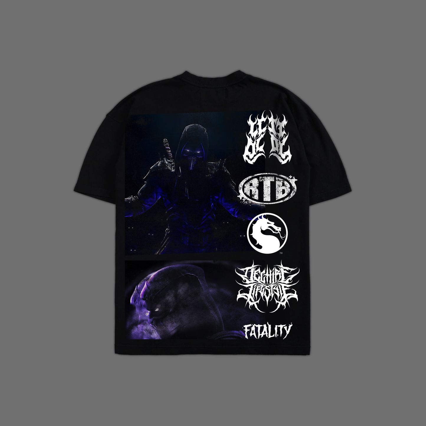 MK | NOOB SAIBOT 'LIMITED' OVERSIZED TEE IN BLACK