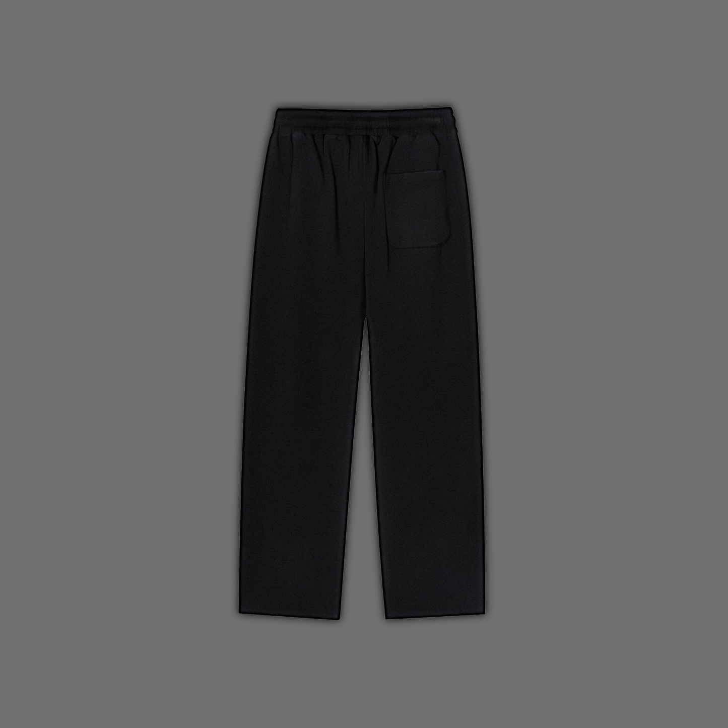 RED WING FOREVER STRIPED WIDE LEGS SWEATS IN ACTIVE BLACK
