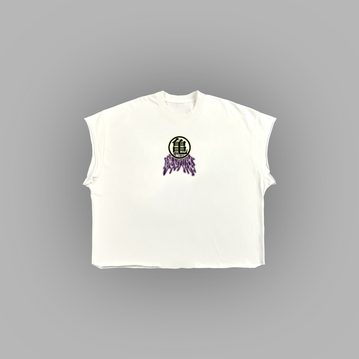 BROLY: LEGENDARY SUPER SAIYAN! 'LIMITED' RAW EDGE BOXY MUSCLE TEE IN WHITE