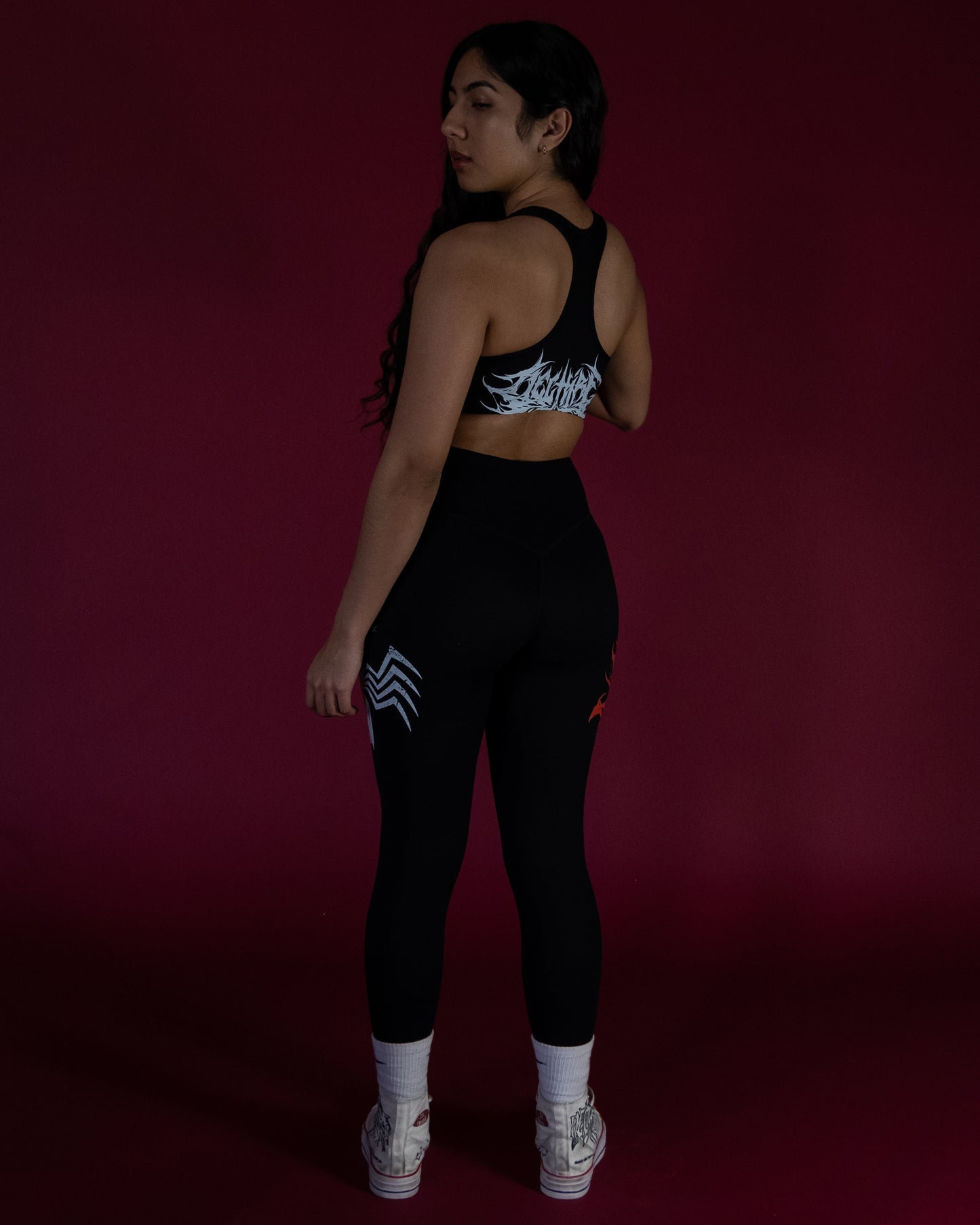 VENOM "1 OF 50" DL:MADE CONTOUR LEGGINGS IN BLACK