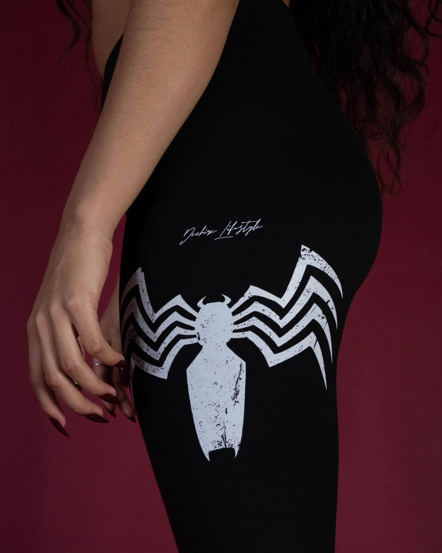 VENOM "1 OF 50" DL:MADE CONTOUR LEGGINGS IN BLACK