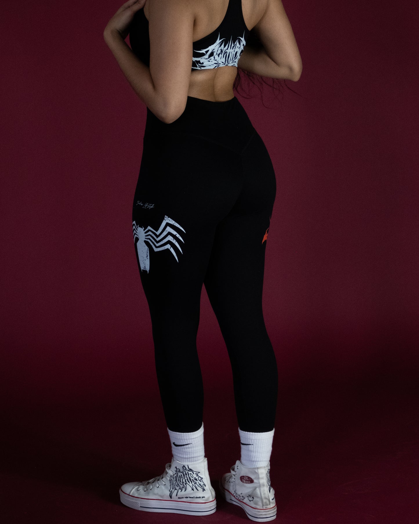 VENOM "1 OF 50" DL:MADE CONTOUR LEGGINGS IN BLACK