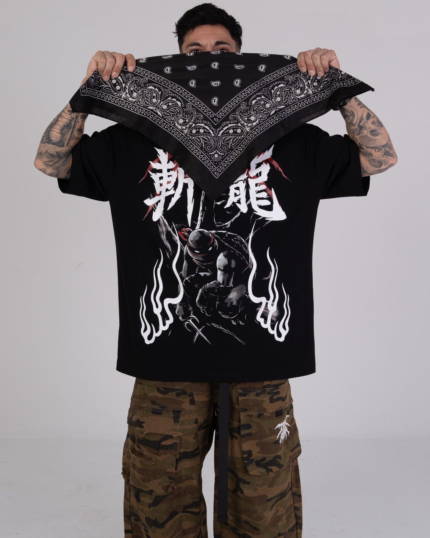 RAPHAEL'S RAGE 'LIMITED' OVERSIZED TEE IN BLACK