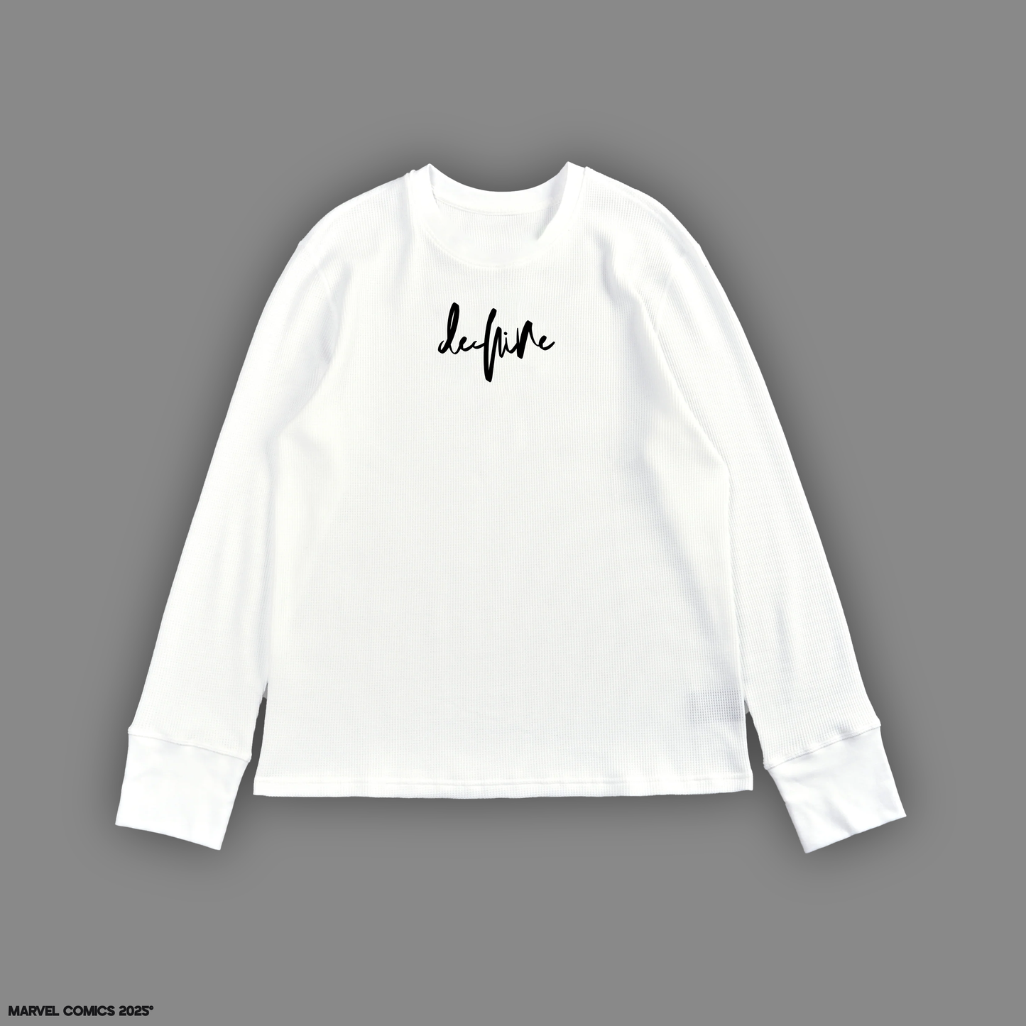 ELEKTRA 'LIMITED'OVERSIZED L/S TEE IN FLASH WHITE