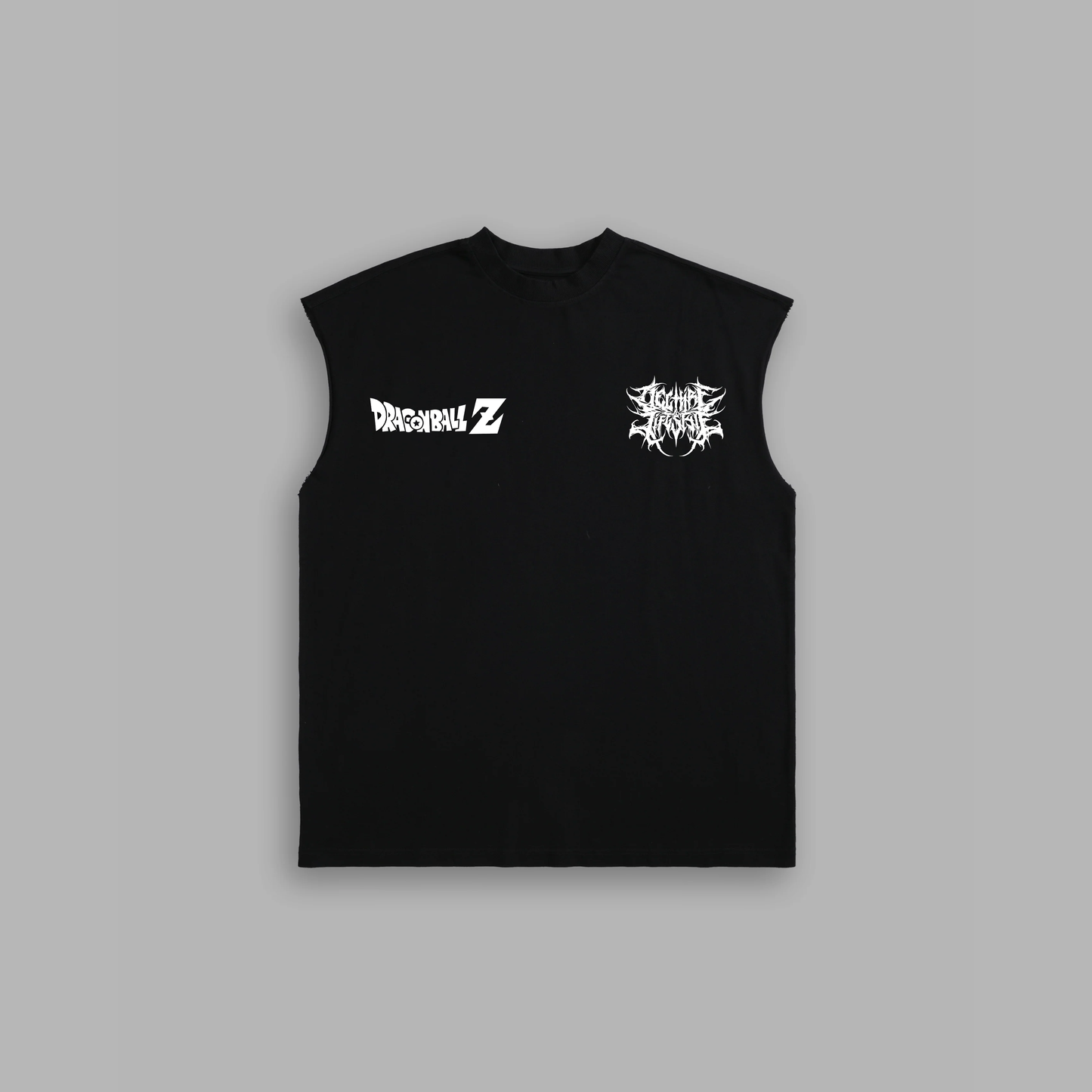 LORD FRIEZA 'LIMITED' BOX CUT MUSCLE TEE IN BLACK