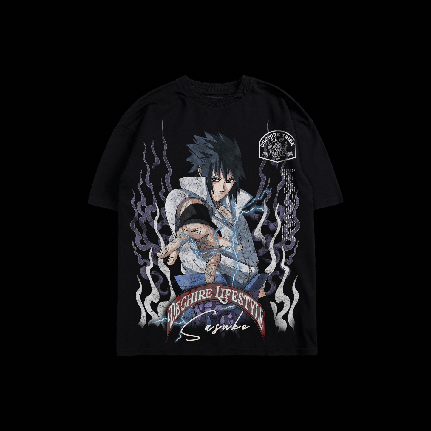BLOODLINE OF ASHES 'LIMITED' OS TEE IN BLACK