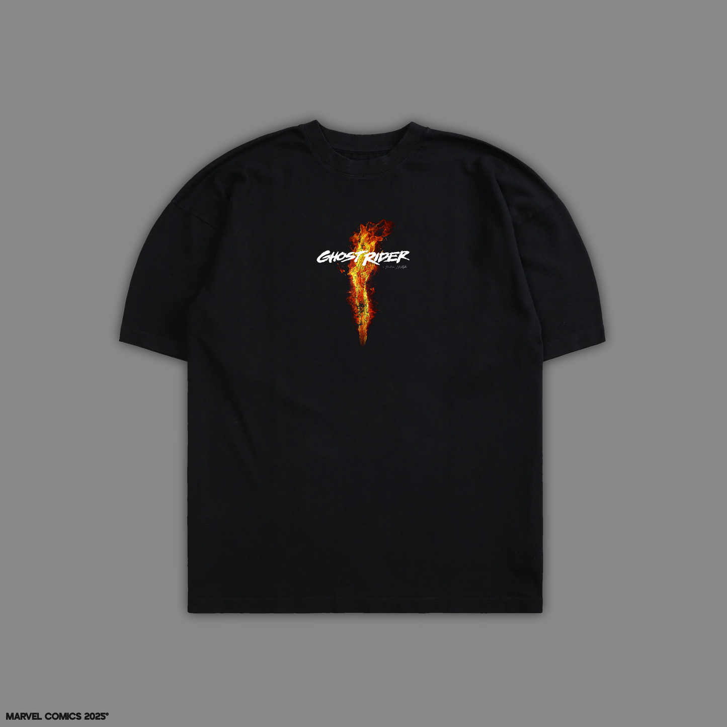 SPIRIT OF VENGEANCE 'LIMITED' 10oz OVERSIZED TEE IN BLACK