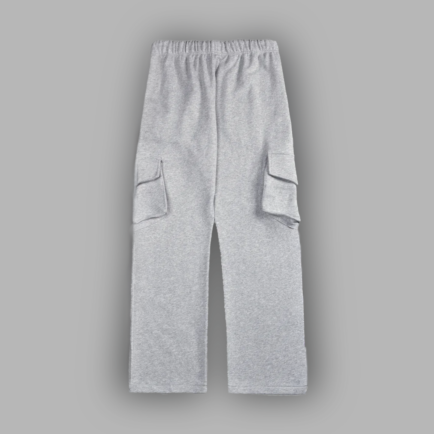 BEHELITH '1 OF 50' CARGO SWEATS IN ATHLETIC GREY
