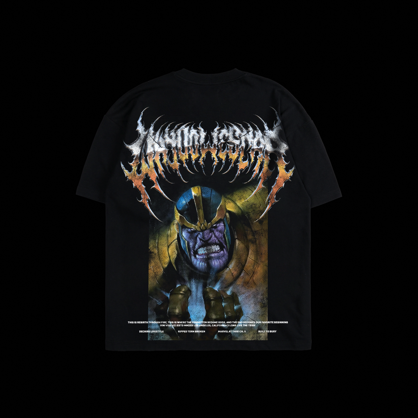 THANOS | INFINITY ABYSS 'LIMITED' OS TEE IN BLACK