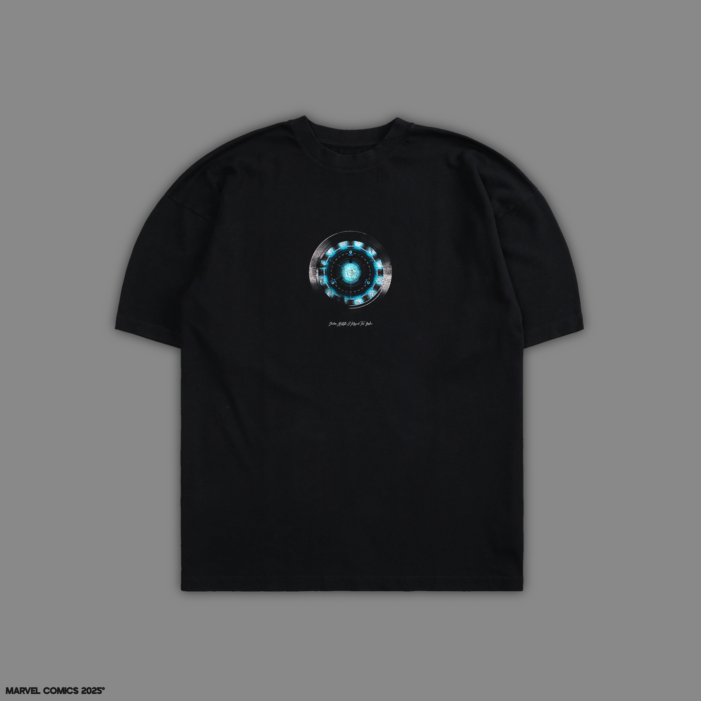 IRON HEART 'LIMITED' 10oz OVERSIZED TEE IN BLACK