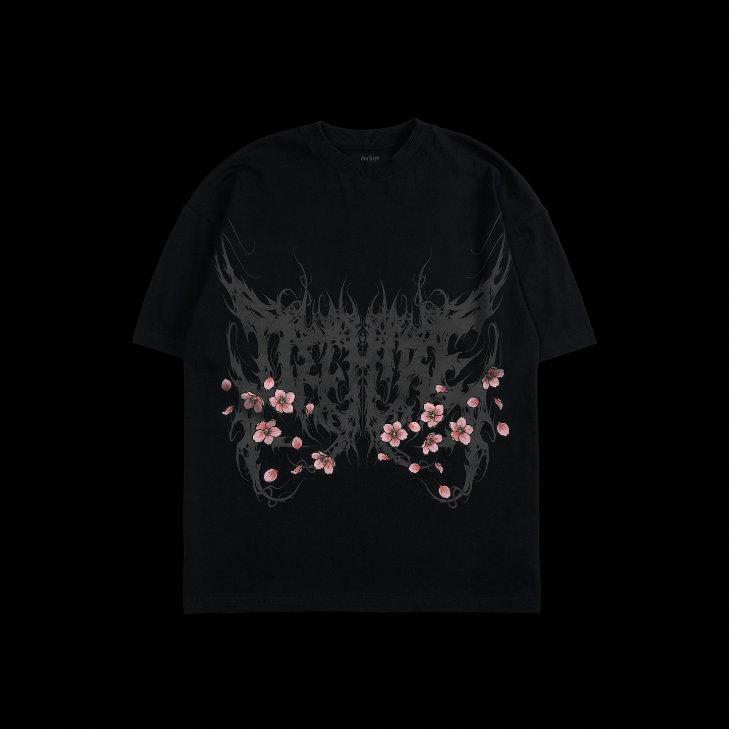 CELESTIAL RULER 'LIMITED' OVERSIZED TEE IN BLACK