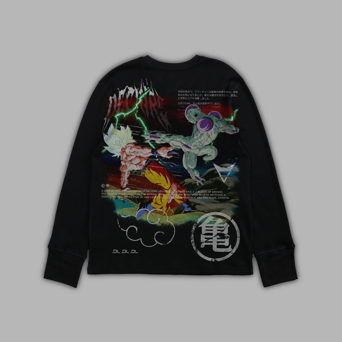 FRIEZA SAGA '1 OF 50' FOG® x DL® ESSENTIAL LS TEE IN MIDNIGHT