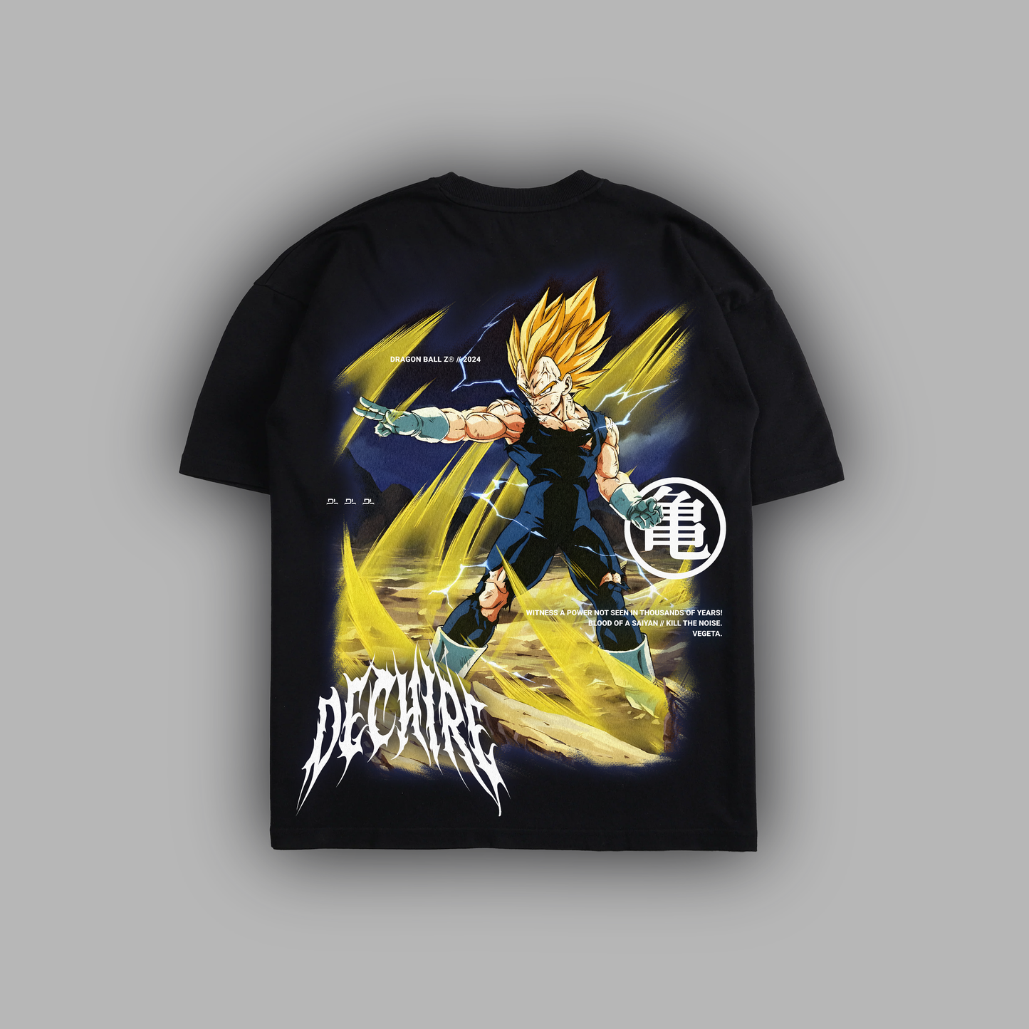 MAJIN 'SOA24' OVERSIZED TEE IN BLACK