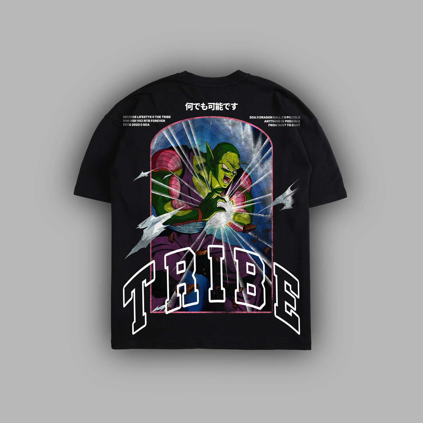 SPECIAL BEAM CANNON 'LIMITED' 6oz OVERSIZED TEE IN BLACK