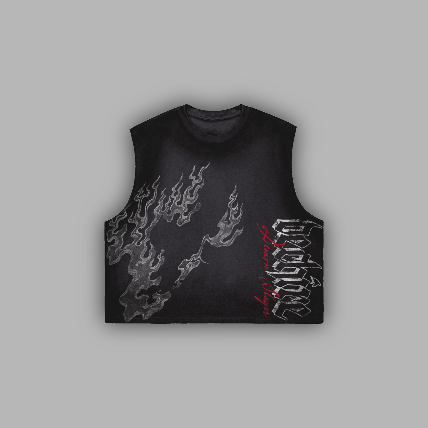 FIRE HASHIRA '1 OF 50' BOXY WASHED MUSCLE TANK