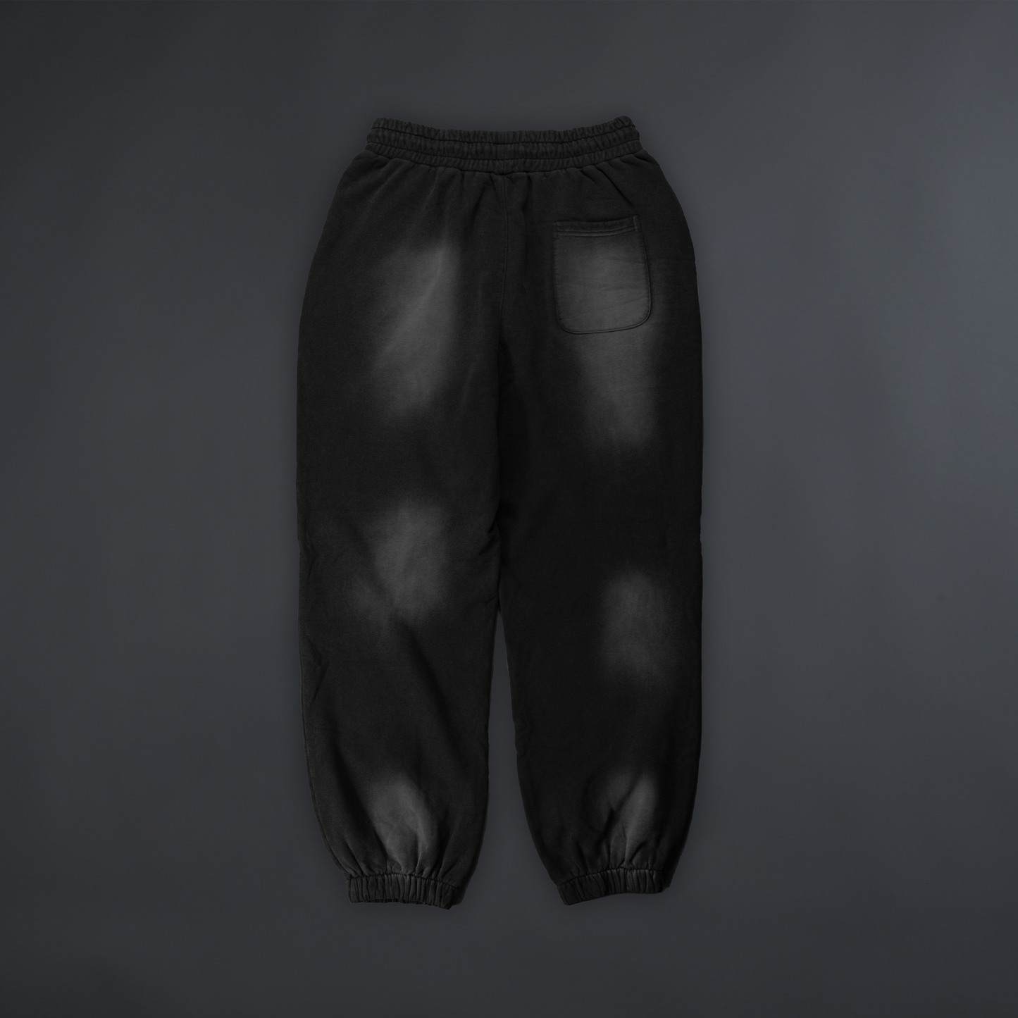 RTBFTP 'LIMITED' BAGGY LOUNGE SWEATS IN WASHED BLACK