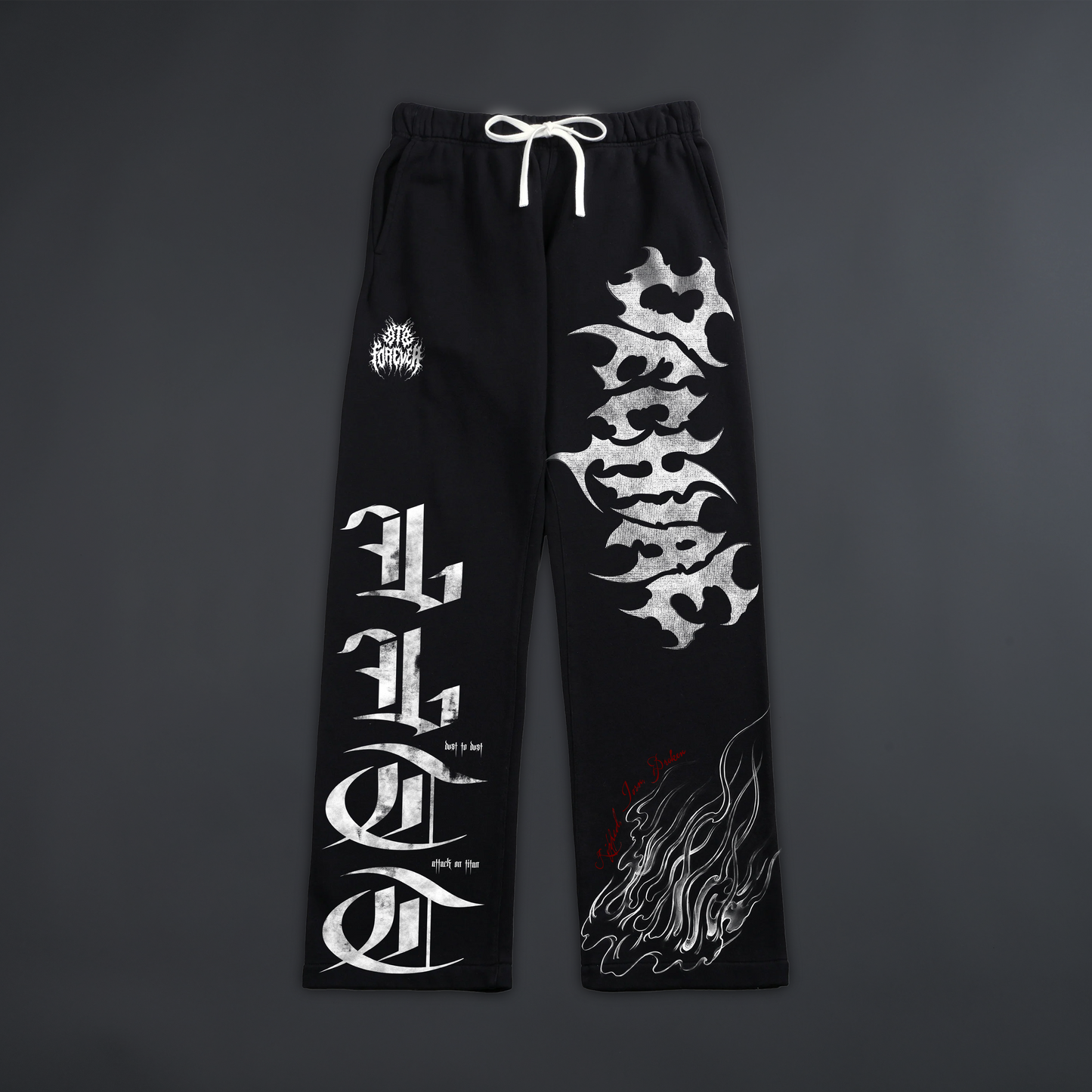 ATTACK ON TITAN || WIDE LEG SWEATS IN MIDNIGHT