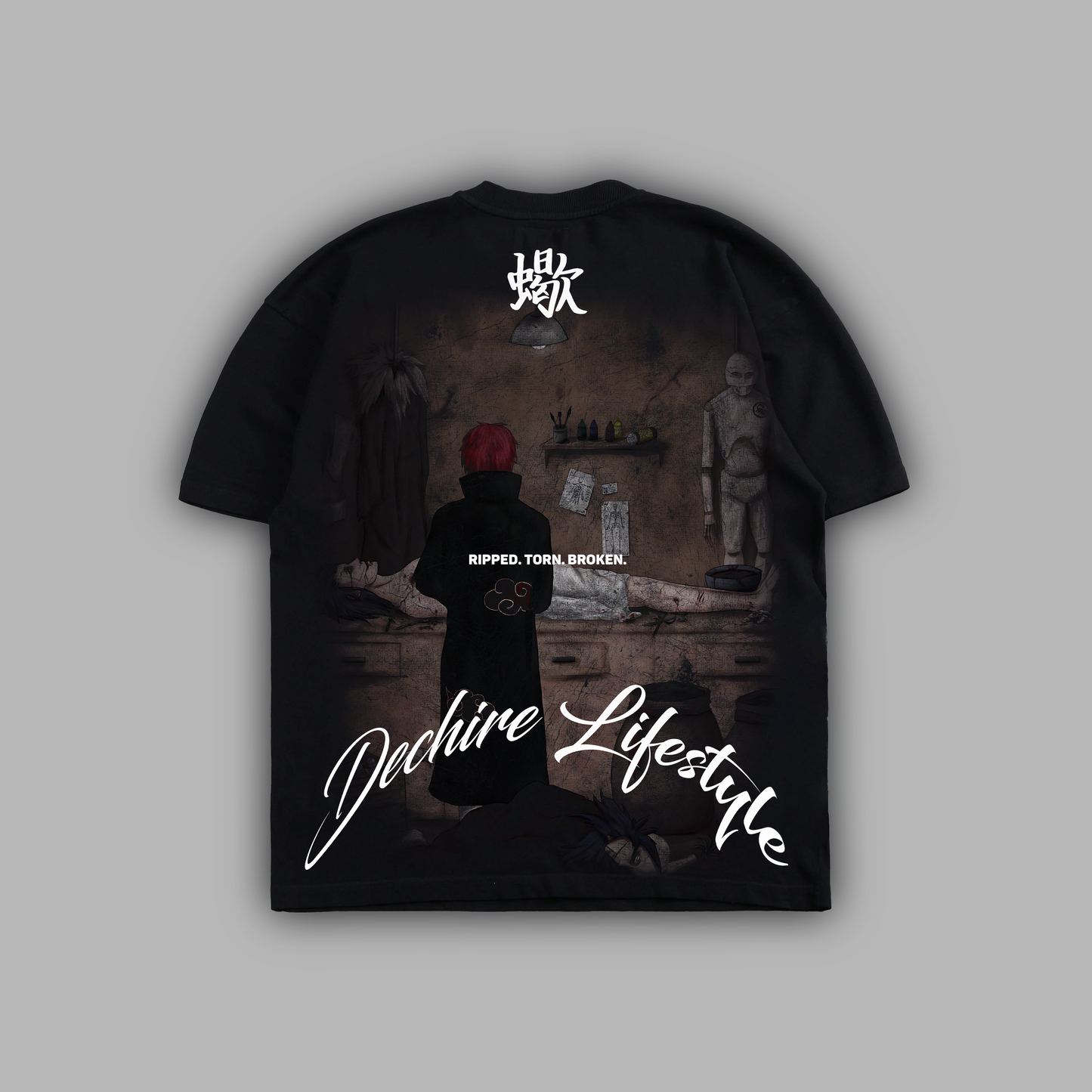 SASORI: THE PUPPETEER '1 OF 100' OVERSIZED TEE IN BLACK
