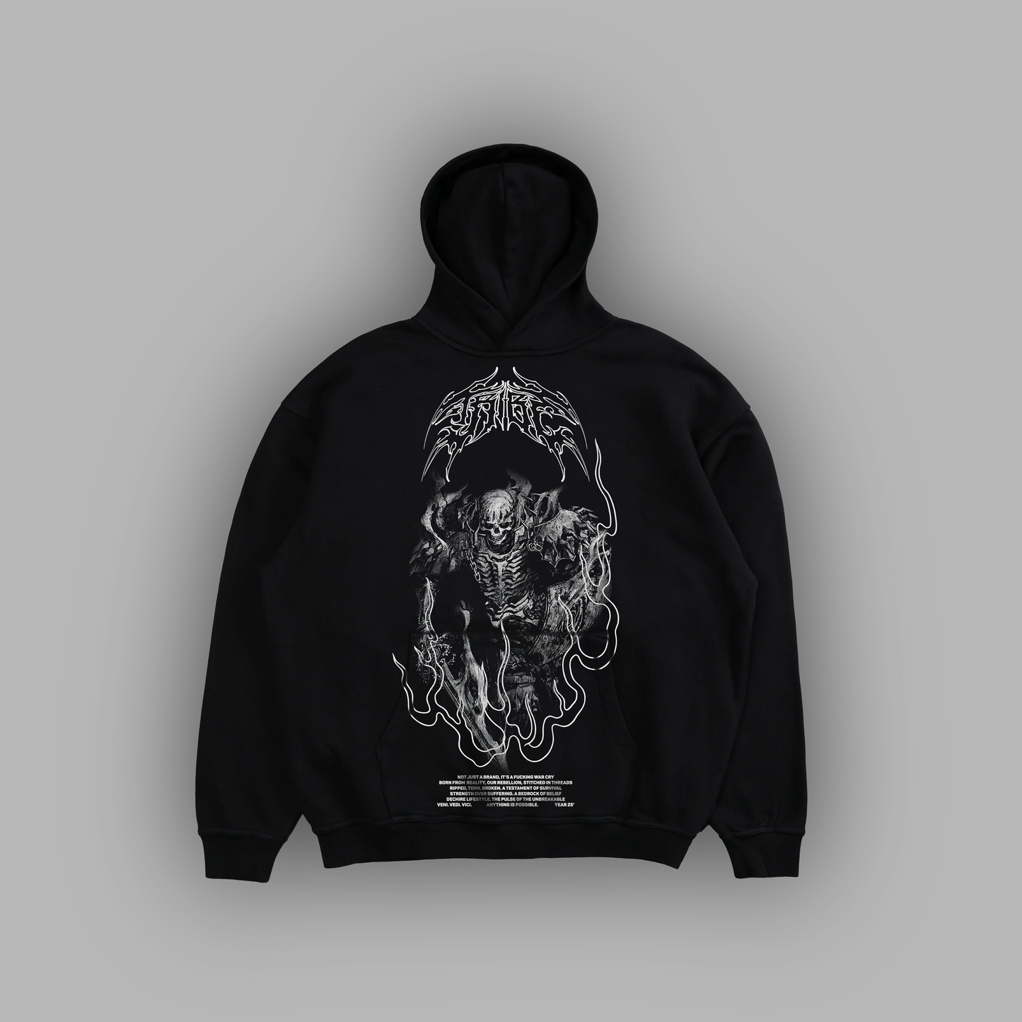 SKULL KNIGHT 'LIMITED' DL:MADE OVERSIZED HOODIE