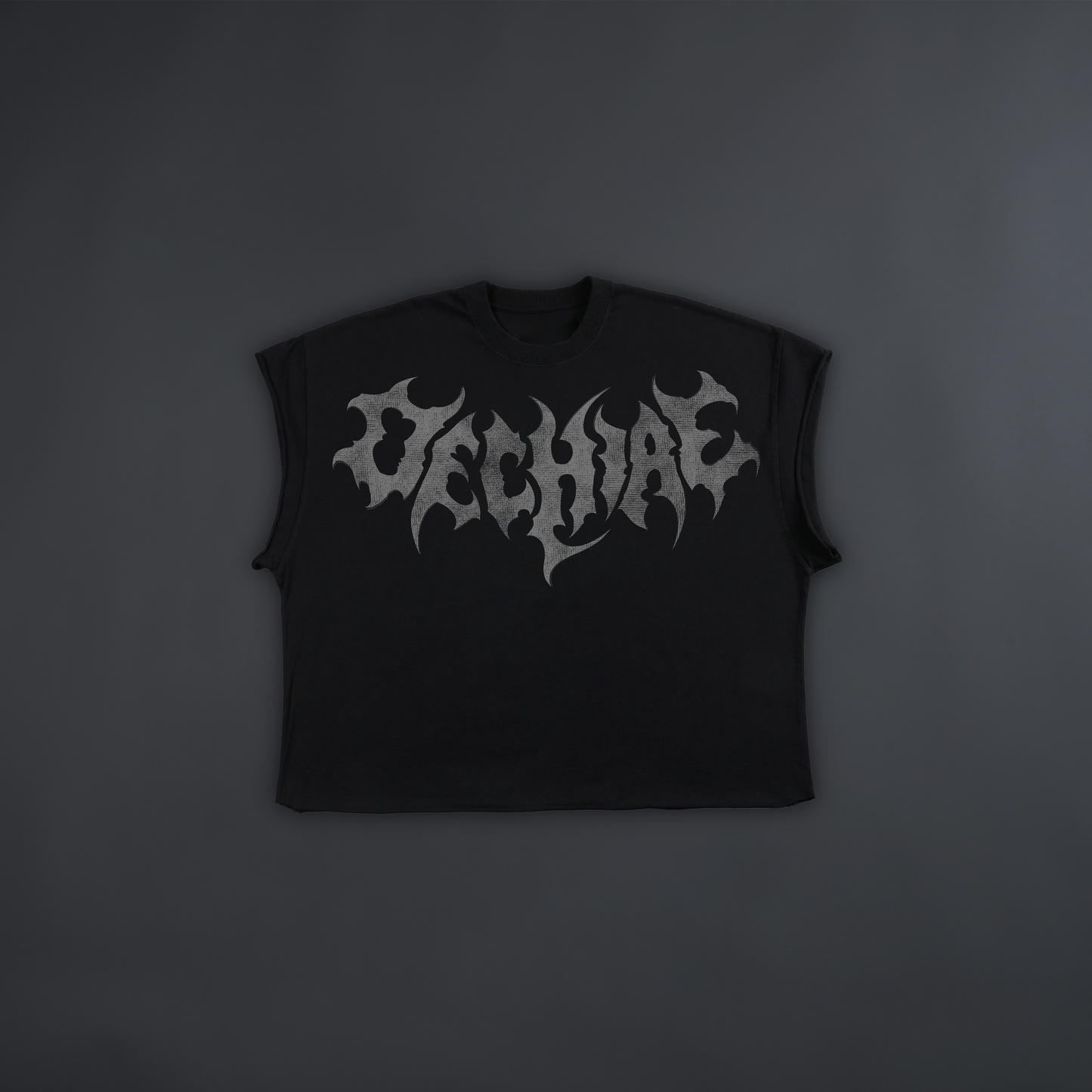 MOSIAC OF THE WARHAMMER 'LIMITED' BOX CUT MUSCLE TEE IN BLACK