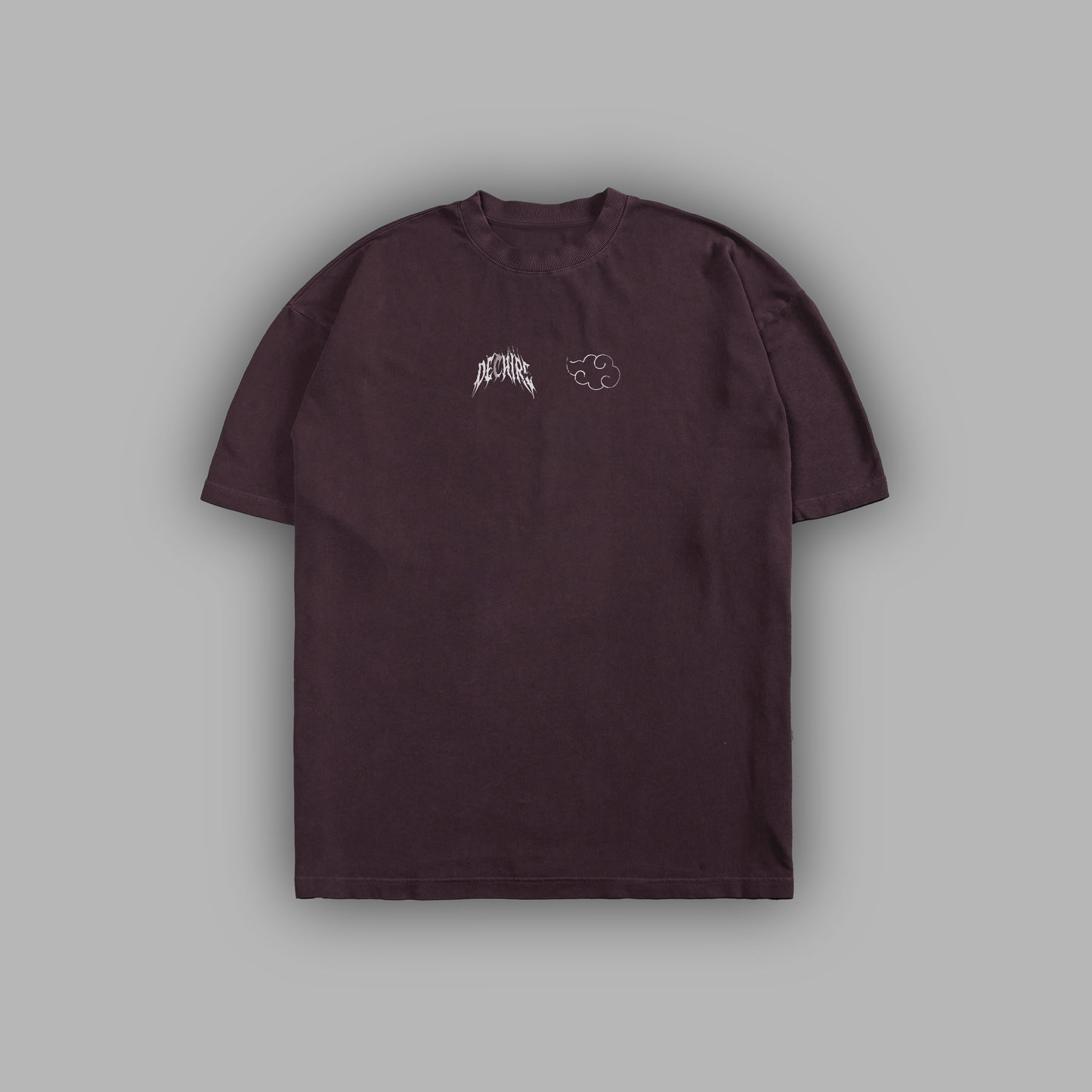 OVER 3,000 'LIMITED' SUEDED TEE IN PLUM