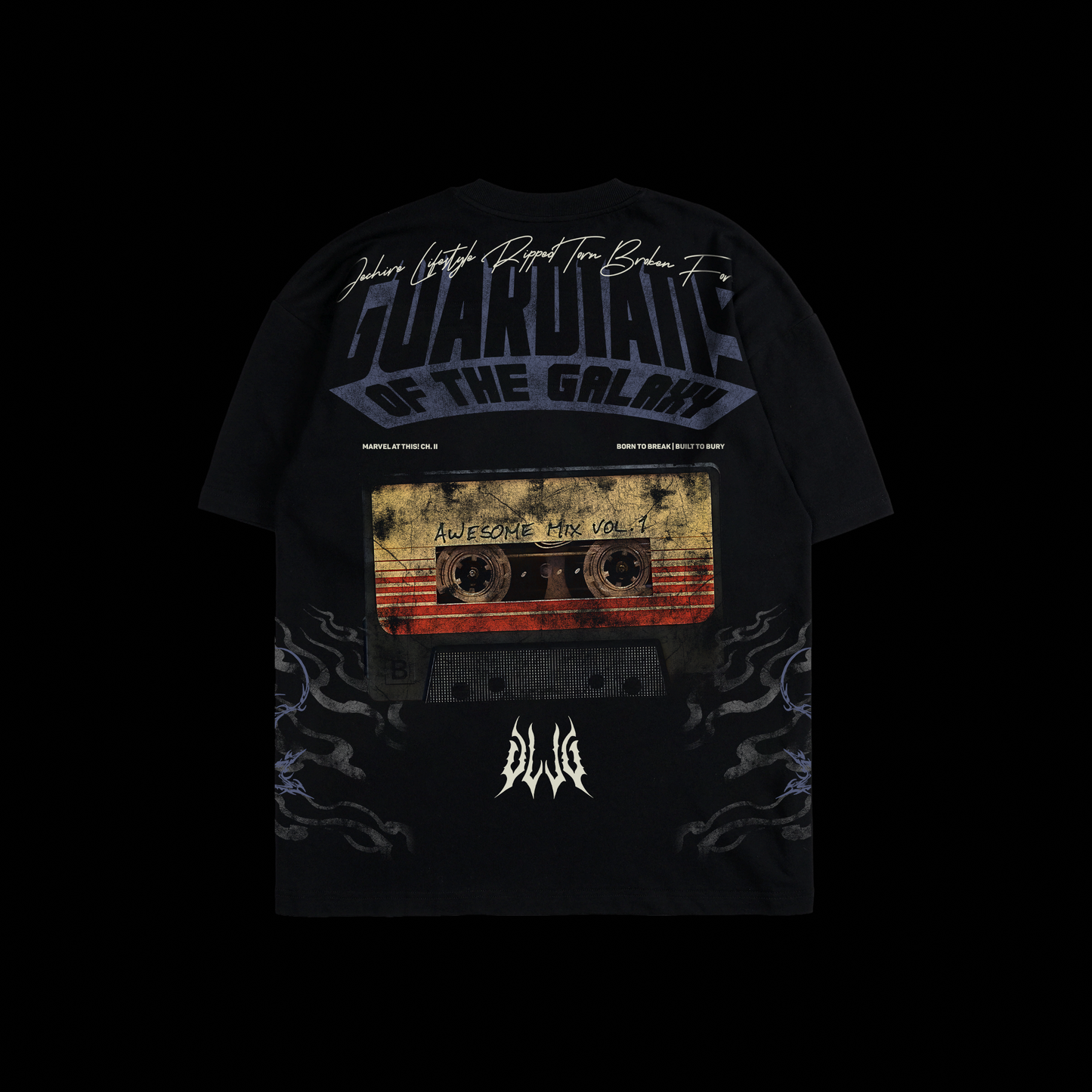 GOTG | AWESOME MIX (VOL. 1) '1 OF 500' OS TEE IN BLACK