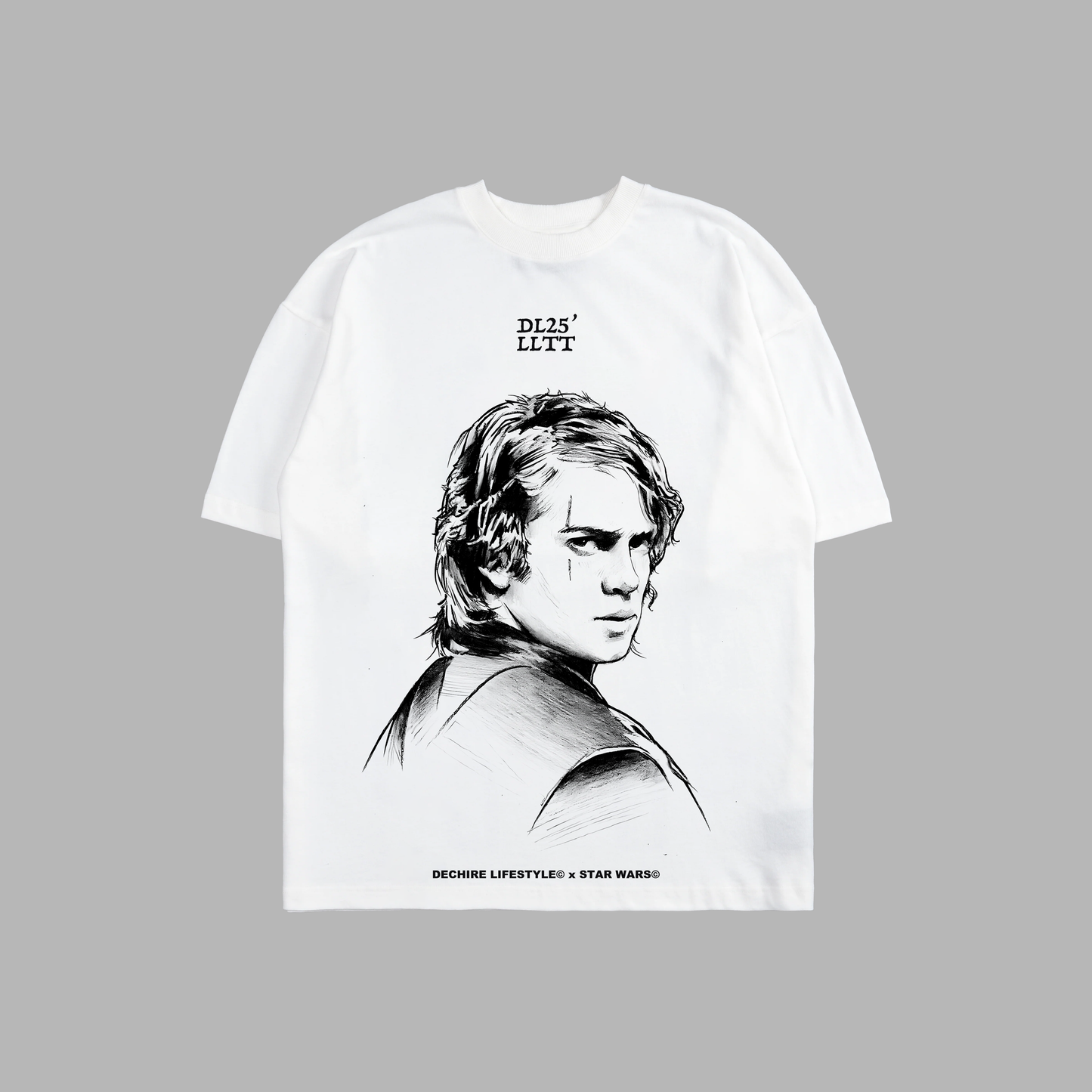 FALLEN ANGEL 'LIMITED' 6oz OVERSIZED TEE IN WHITE