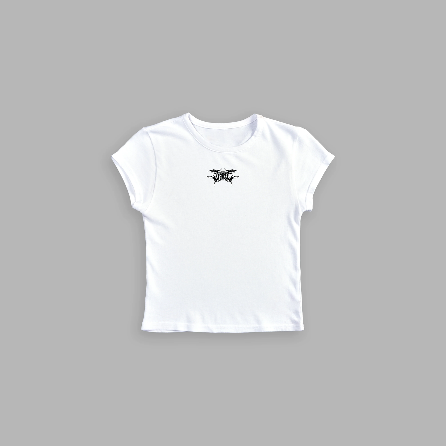 EMPIRE '1 OF 50' CORE CROPPED BABY TEE IN WHITE