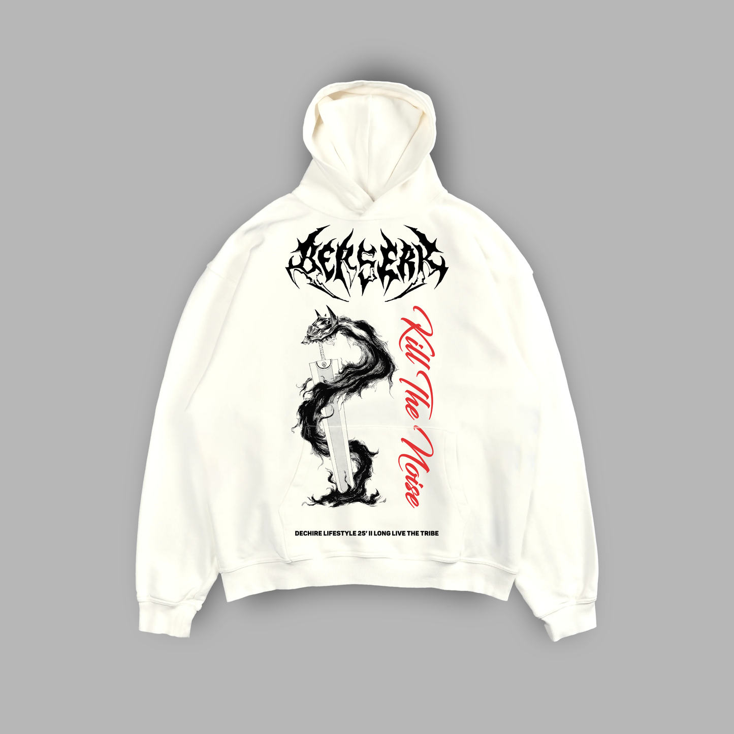 BERSERKER 'LIMITED' DL:WORLDWIDE HVYWT OS HOODIE