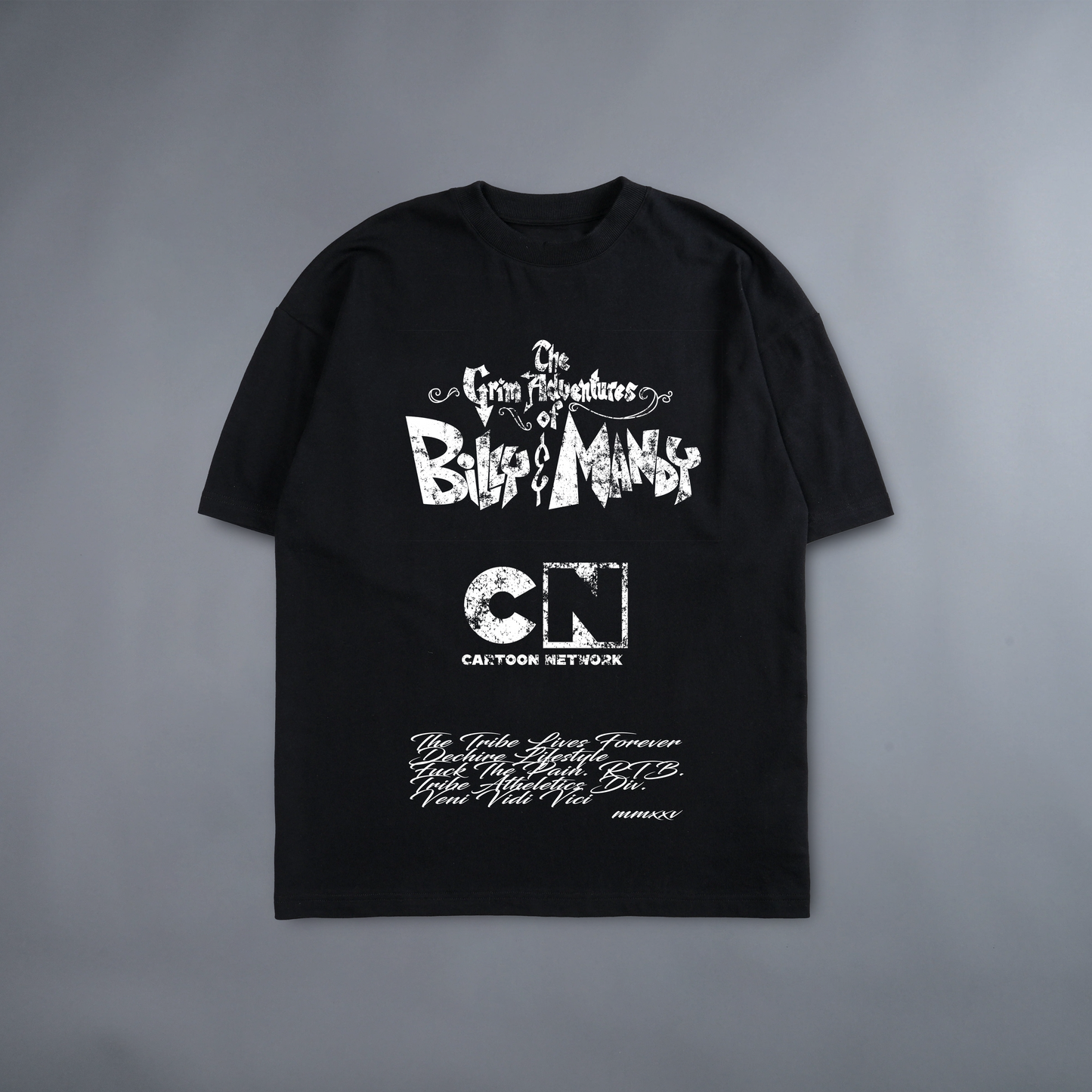 GRIM ADVENTURES 'LIMITED' 240X BOXY OVERSIZED TEE IN BLACK